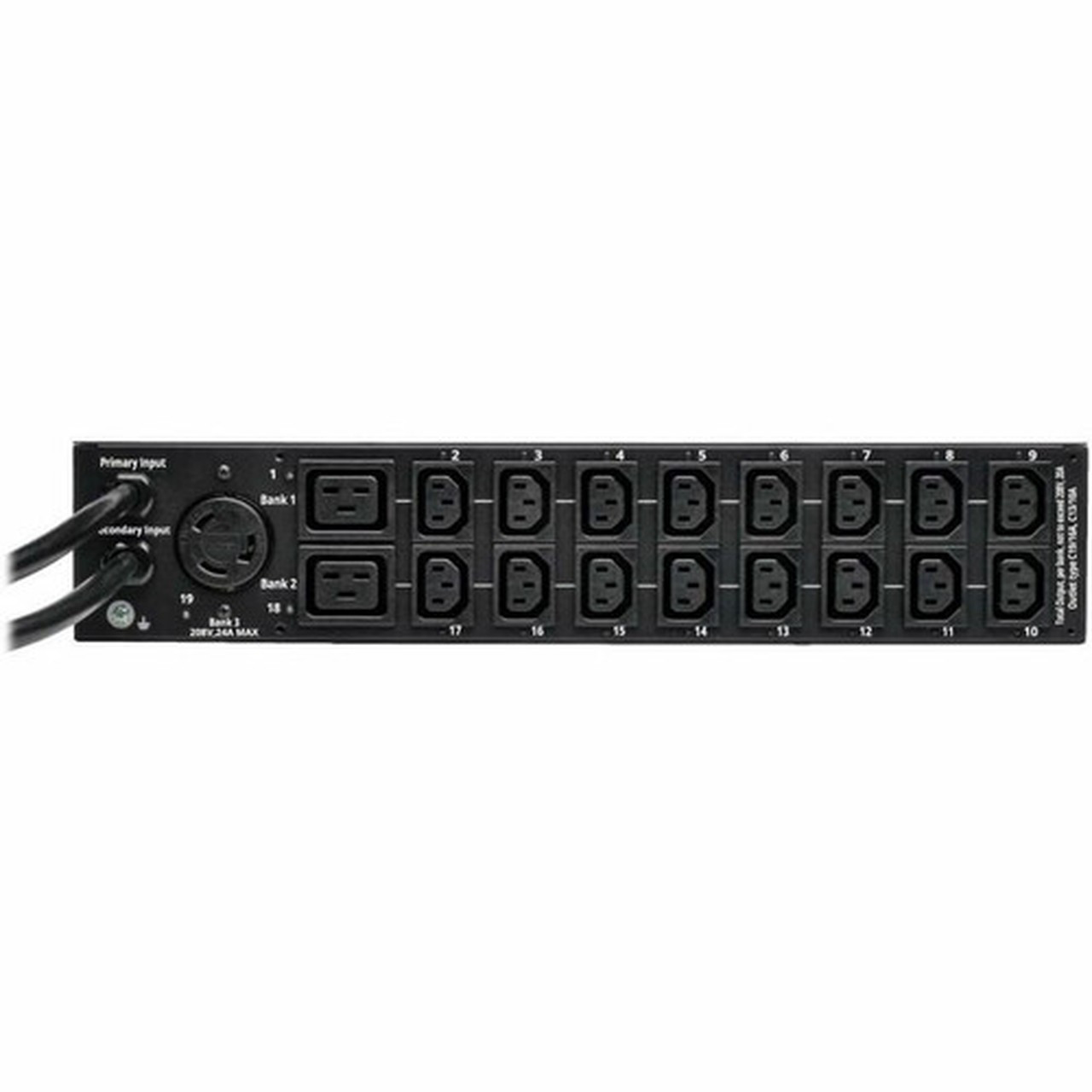 Tripp Lite by Eaton Switched PDUMH30HVATNET 19-Outlets PDU - Switched - NEMA L6-30P - 1 x NEMA L6-30R 2 x IEC 60320 C19 16 x IEC C13 PDUMH30HVATNET