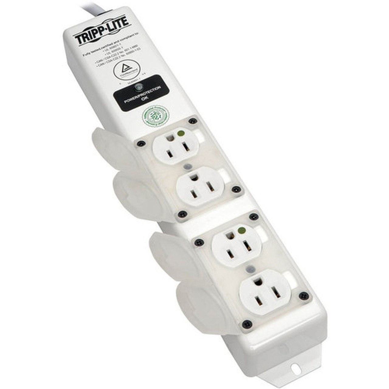 Tripp Lite by Eaton SPS406HGULTRA Power Strip - NEMA 5-15P-HG - 4 x NEMA 5-15R-HG - 6 ft Cord - 1410 J Surge Energy - 15 A Current - V SPS406HGULTRA