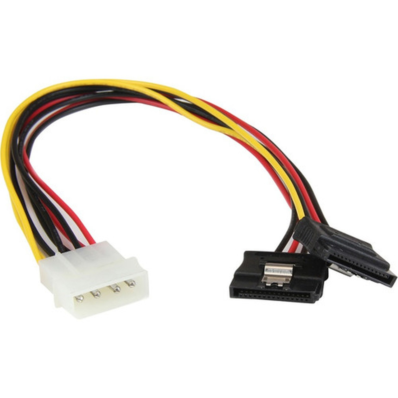 StarTechcom_12in_LP4_to_2x_Latching_SATA_Power_Y_Cable_Splitter_Adapter_-_4_Pin_Molex_to_Dual_SATA_-_For_SATA_Drive_Optical_Drive_-_PYO2LP4LSATA