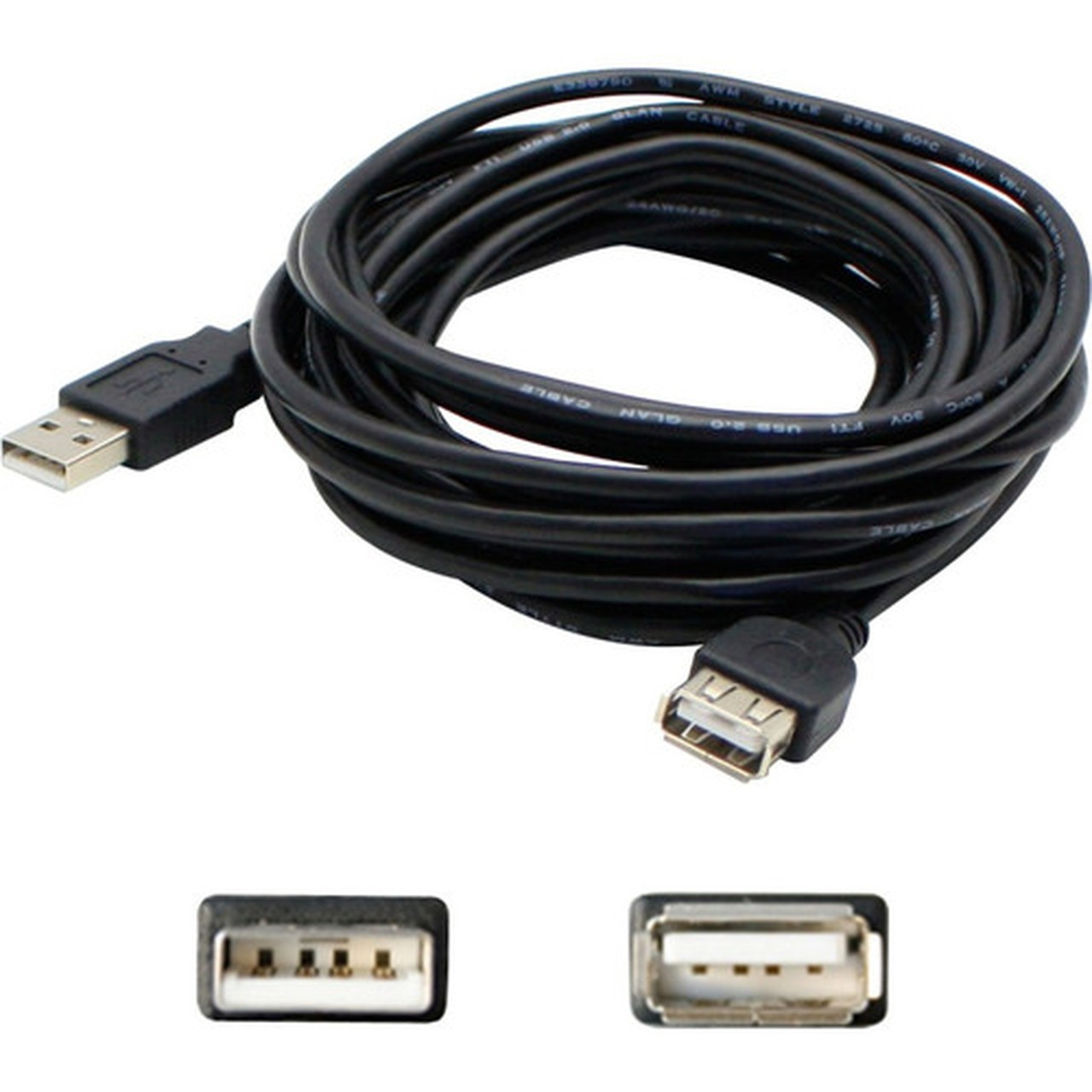 AddOn_15ft_46M_USB_20_A_to_A_Active_Extension_Cable_-_MF_-_15_ft_USB_Data_Transfer_Cable_-_First_End_1_x_Type_A_Male_USB_-_End_USBEXTAA15