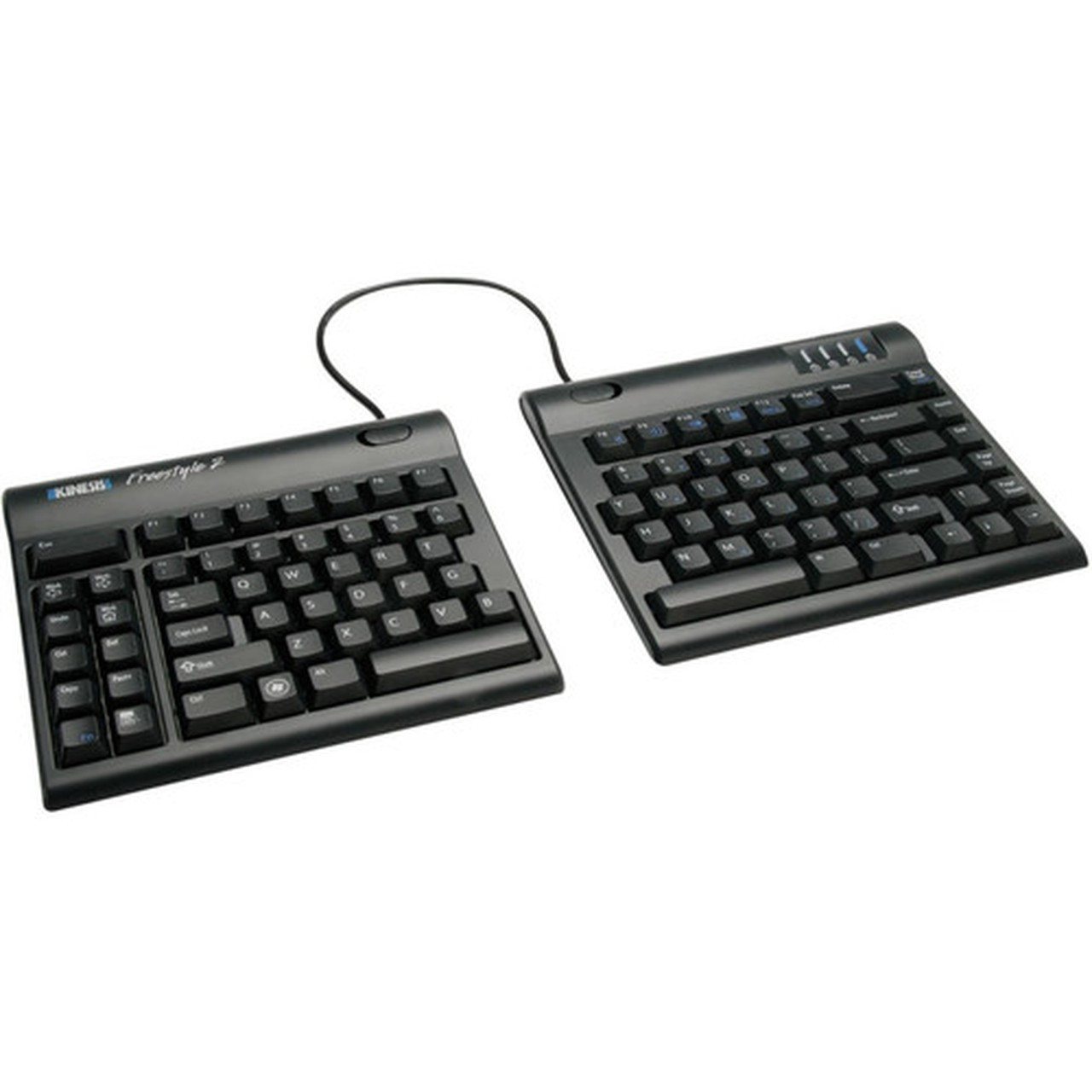Kinesis_Freestyle_2_Convertible_Keyboard_KB800HMB_for_Mac_-_Cable_Connectivity_-_USB_20_Interface_-_English_French_-_Mac_-_Black_KB800HMB-US