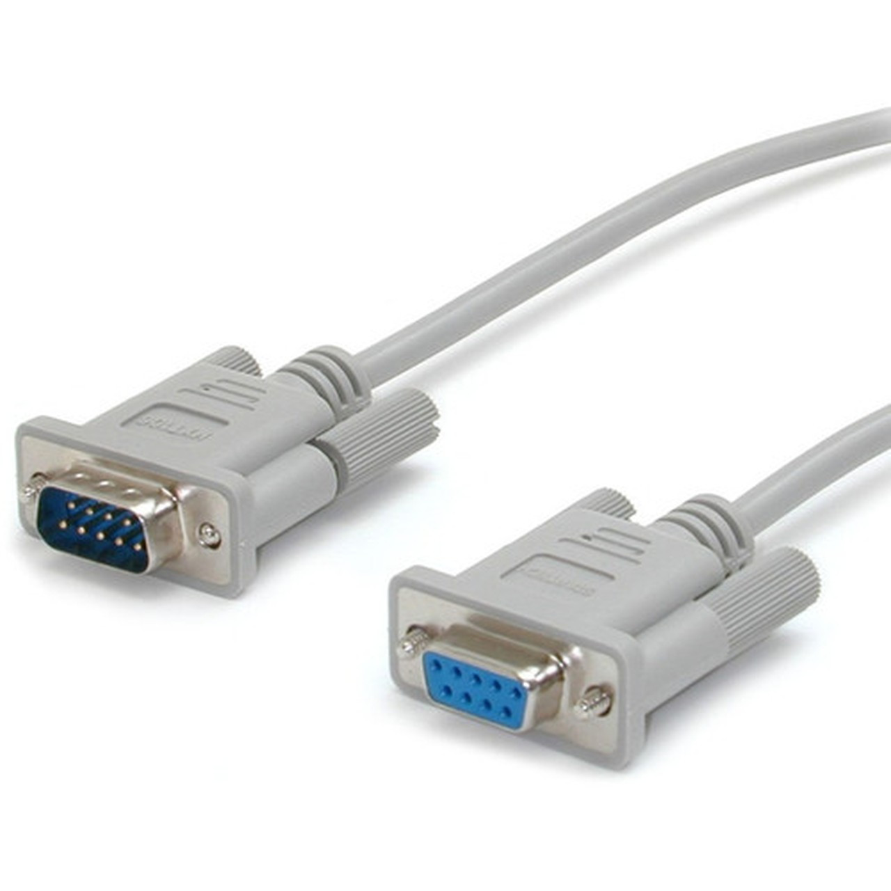 StarTechcom 15ft Straight Through DB9 Serial Cable - Mouse Extension Cable External - Gray - Extend the connection between your DB9 - MXT106