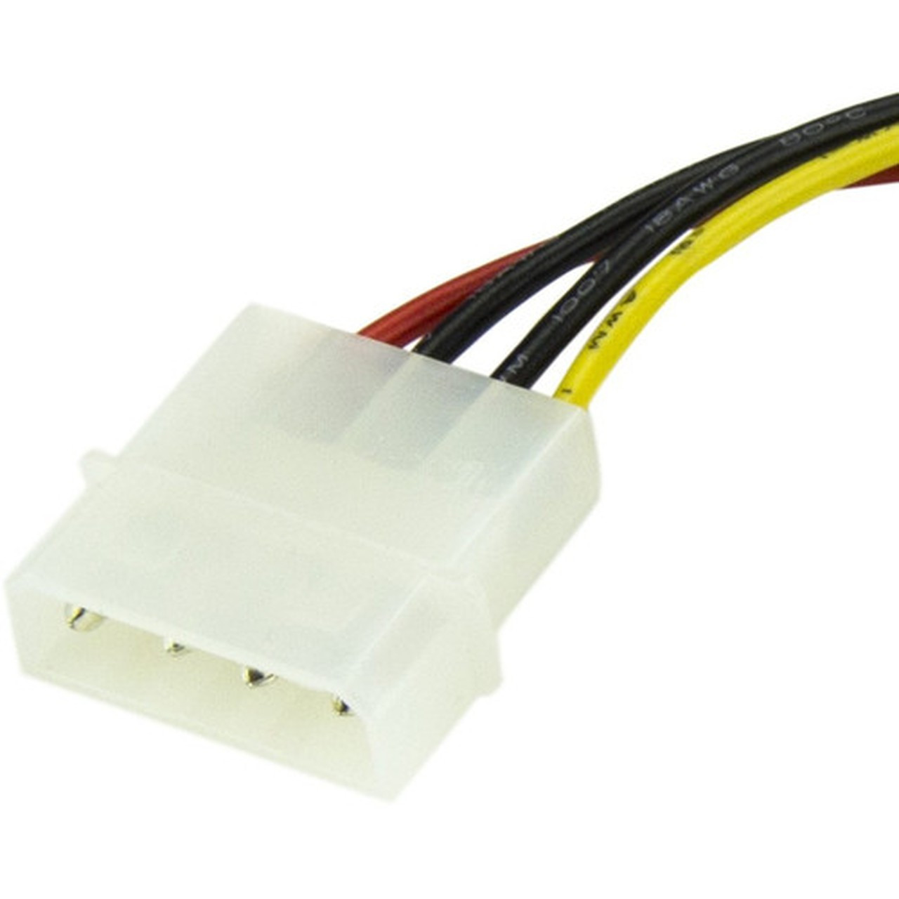 Star Techcom 6in 4 Pin LP4 to SATA Power Cable Adapter - Power a Serial ATA hard drive from a conventional LP4 power supply - LP4 to SATAPOWADAP