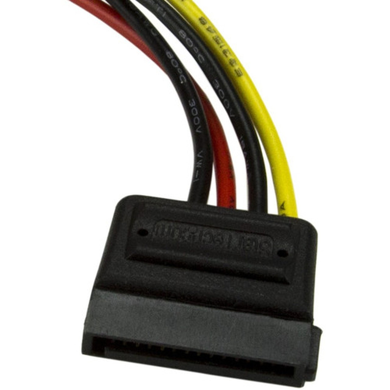 Star Techcom 6in 4 Pin LP4 to SATA Power Cable Adapter - Power a Serial ATA hard drive from a conventional LP4 power supply - LP4 to SATAPOWADAP