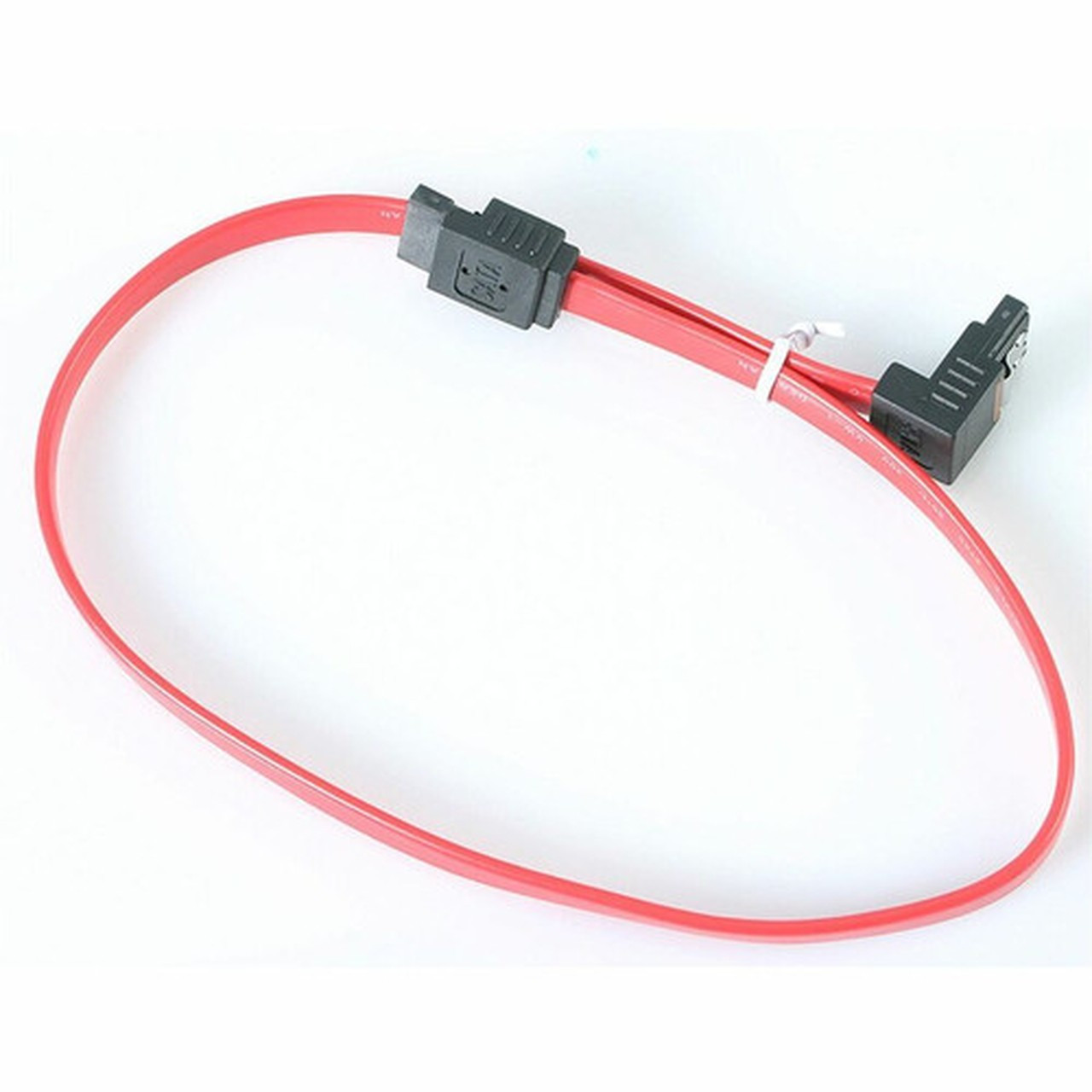 StarTechcom 18in Latching SATA to Right Angle SATA Serial ATA Cable - A space-saving latching right angle SATA hard drive cable for LSATA18RA1