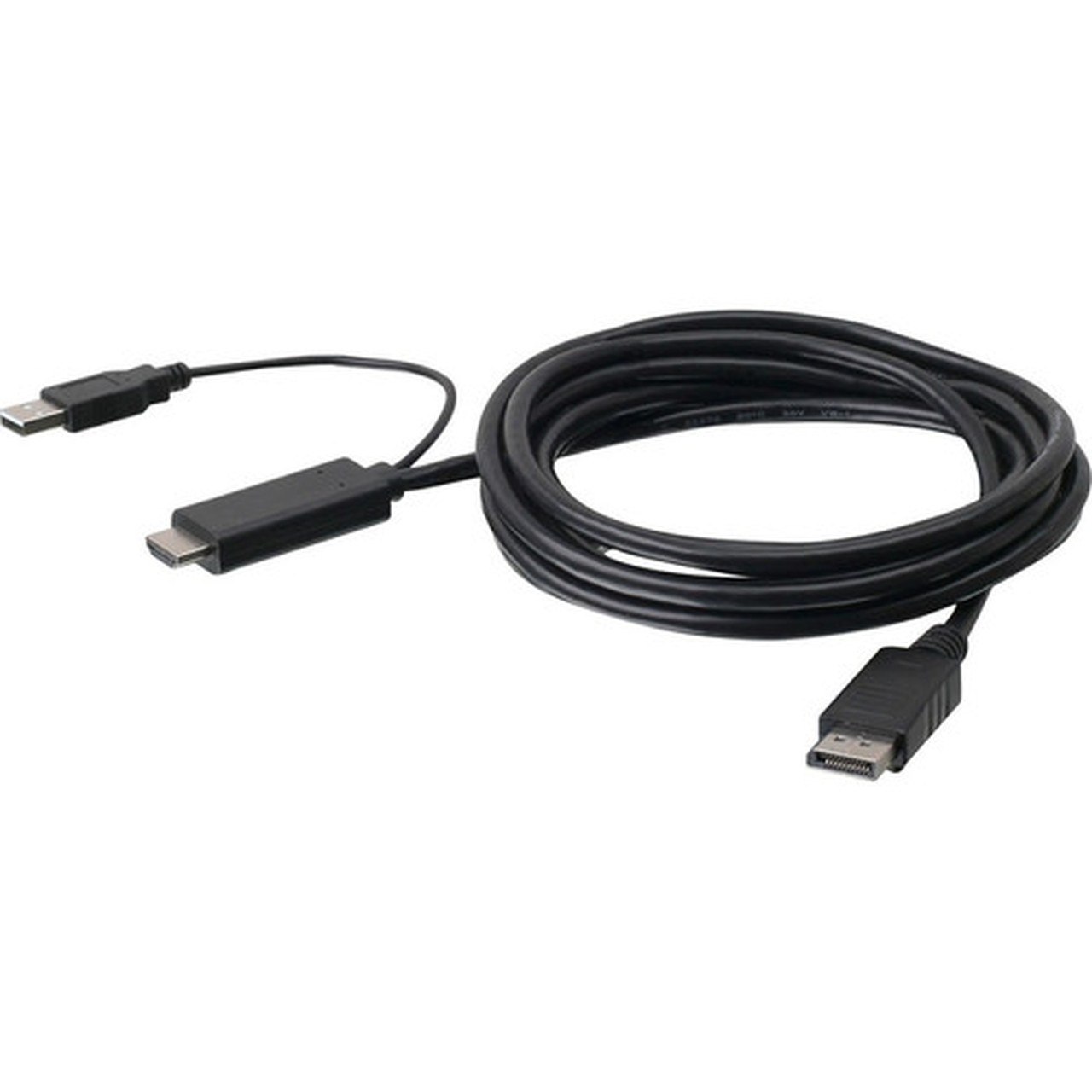IOGEAR 6 ft Active 4K HDMI to DisplayPort Cable - 6 ft DisplayPortHDMIUSB AV Cable for KVM Switch Video Switcher Monitor TV - G2LHDDP02