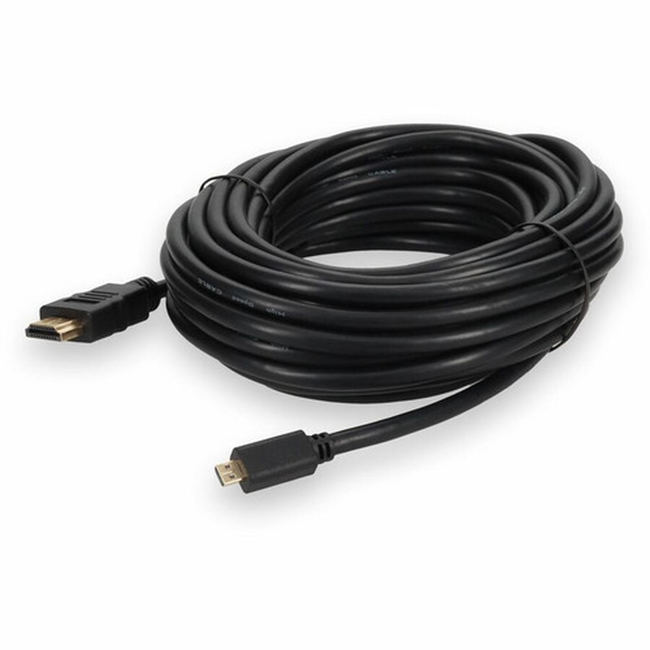 AddOn HDMIMicro HDMI AV Cable - 25 ft HDMIMicro HDMI AV Cable for AudioVideo Device - First End 1 x HDMI 14 Digital AudioVideo HDMI2MHDMI25F