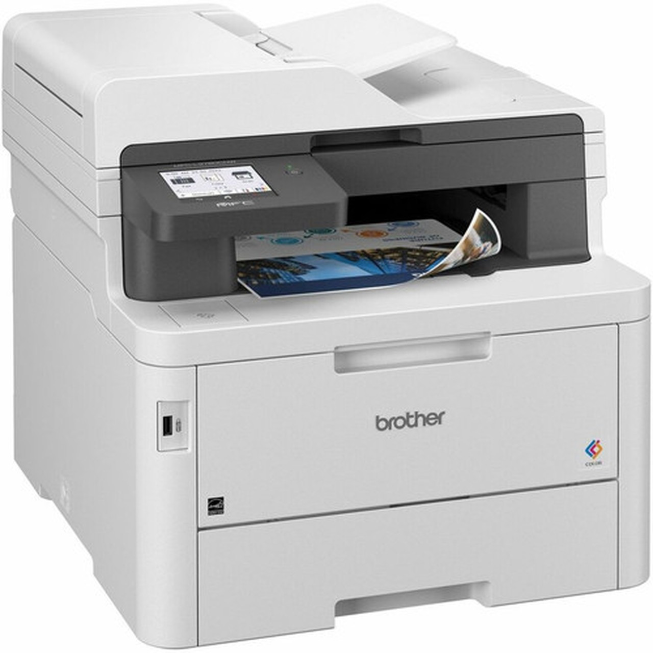 Brother MFC-L3780CDW Wired  Wireless Laser Multifunction Printer - Color - CopierFaxPrinterScanner - 600 x 2400 dpi Print - Color MFCL3780CDW