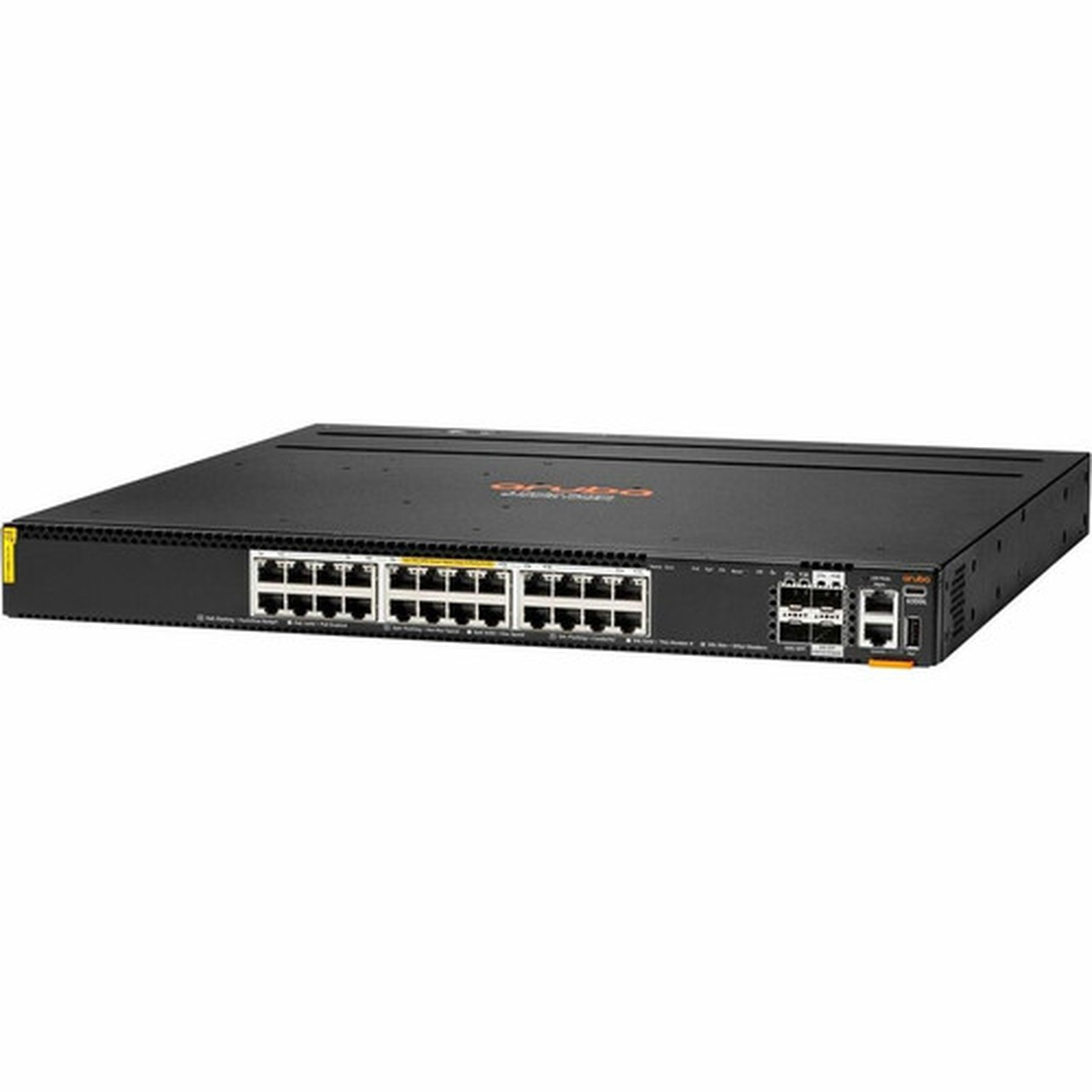 Aruba 6300L 24p Smart Rate 1G25G5G10G CL6 2p SFP56 50G 2p SFP28 25G L2 Switch - 24 Ports - Manageable - Gigabit Ethernet 25 5 10 S3L75A