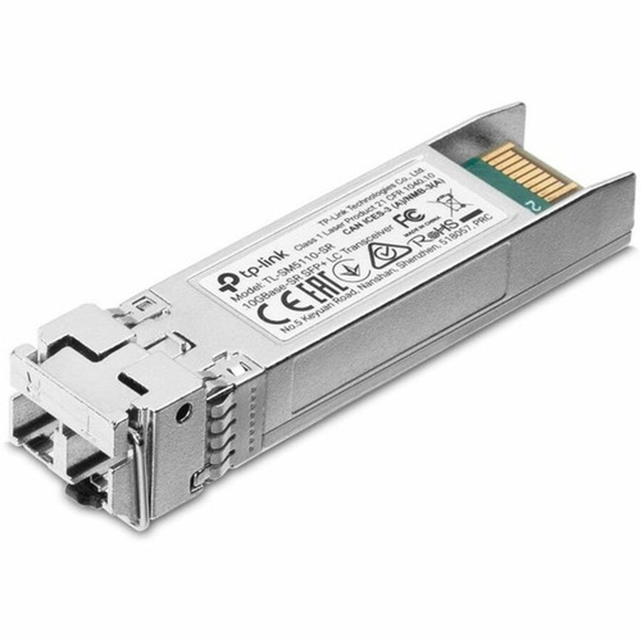 TP-Link Omada 10GBase-SR SFP LC Transceiver - For Data Networking Optical Network - 1 x LCUPC 10GBase-SR Duplex Network - Optical - SM5110-SR