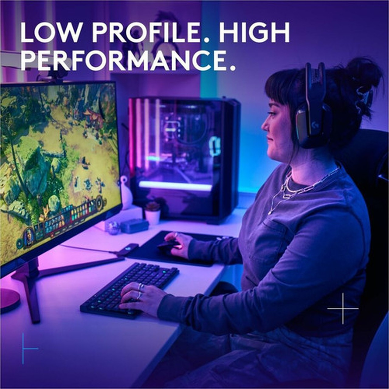 Logitech G515 Lightspeed TKL Gaming Keyboard - WiredWireless Connectivity - Bluetooth - USB Type A Interface - RGB LED - Windows 10 920-012536