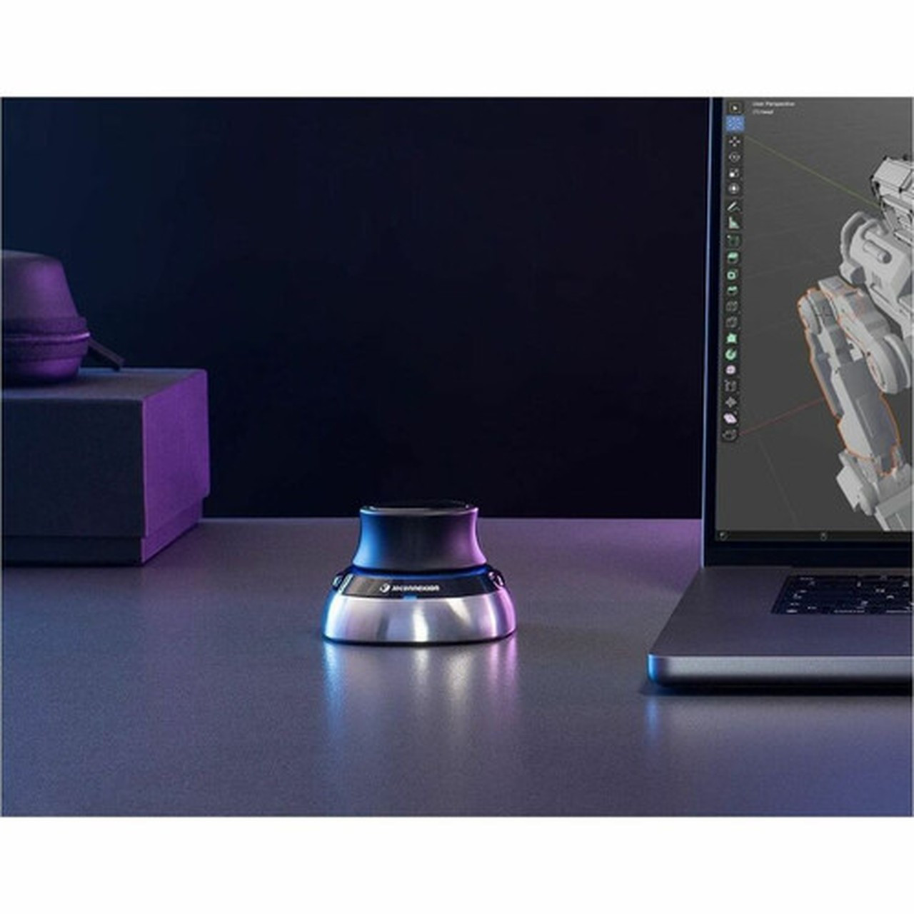 3Dconnexion SpaceMouse Wireless Bluetooth Edition - Wireless - Bluetooth - 240 GHz - Rechargeable - USB Type C - 2 Programmable - 1 3DX-700115