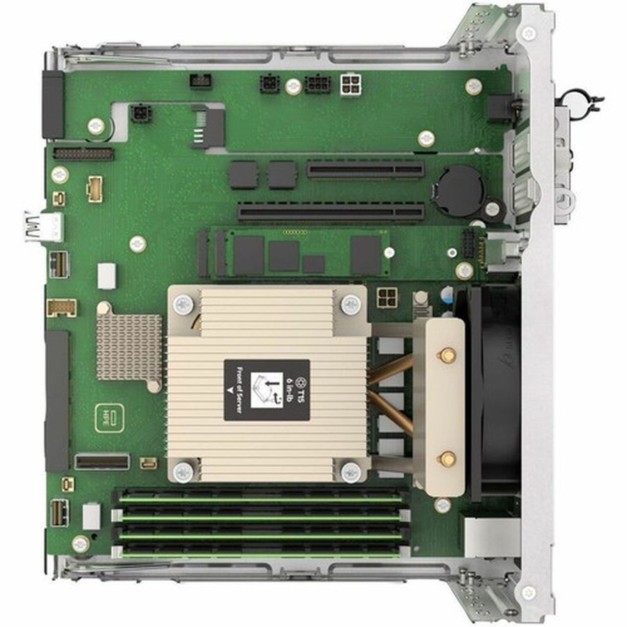 HPE ProLiant MicroServer Gen11 Ultra Micro Tower Server - 1 x Intel Xeon E-2414 260 GHz - 16 GB RAM - Serial ATA Controller - Intel - P68820-001