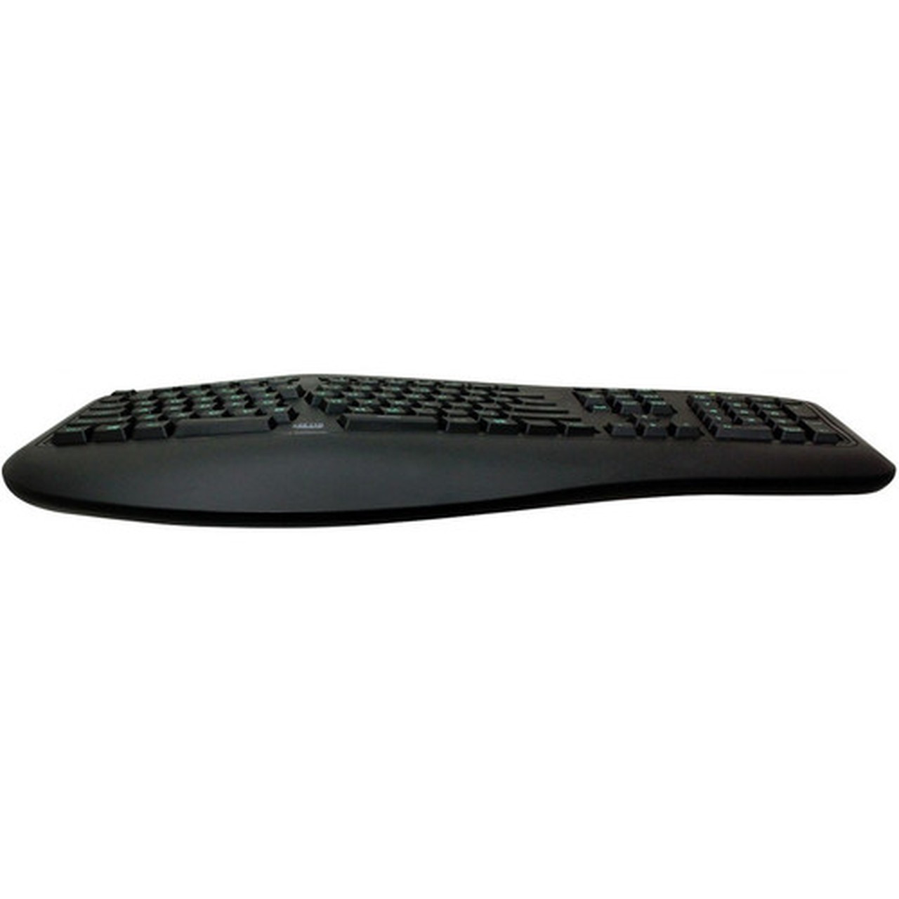 Adesso AKB-150EB-FR Color Illuminated Ergonomic Keyboard - Cable Connectivity - USB Interface Media Player Internet Multimedia Next AKB-150EB-FR