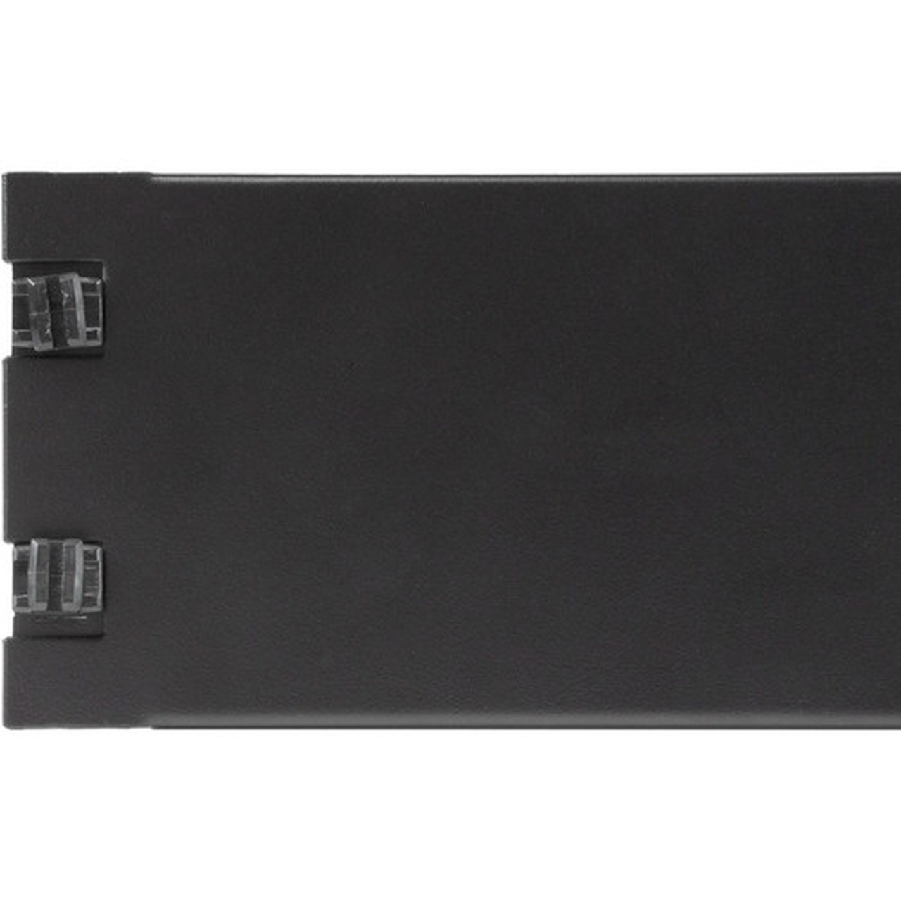 StarTechcom Blanking Panel - 2U - 19in - Tool-less - Steel - Black  - Blank Rack Panel - Filler Panel - Improve the organization and RKPNLTL2U