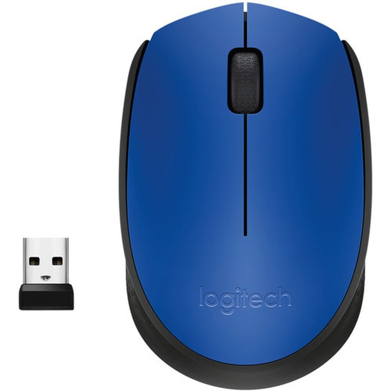 Logitech M170 Wireless Mouse - Optical - Wireless - Radio Frequency - Blue - USB 20 - 1000 dpi - Scroll Wheel - Symmetrical 910-004800