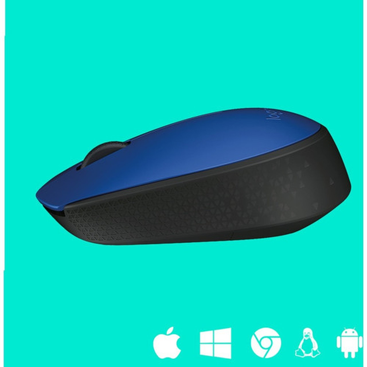 Logitech M170 Wireless Mouse - Optical - Wireless - Radio Frequency - Blue - USB 20 - 1000 dpi - Scroll Wheel - Symmetrical 910-004800