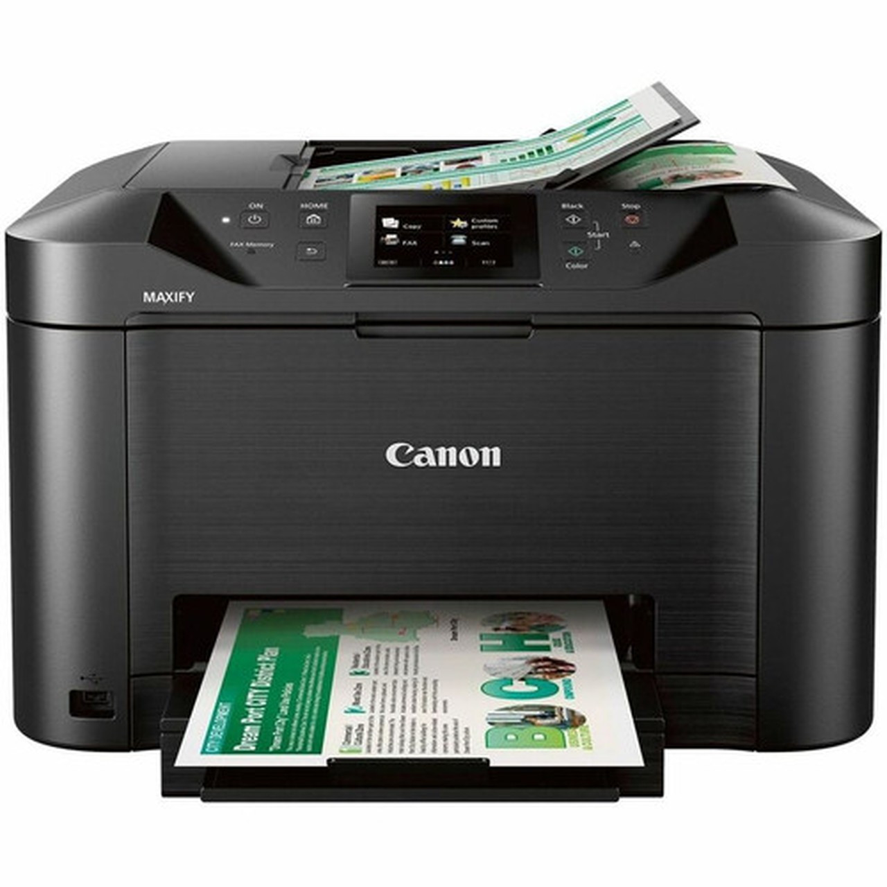 Canon MAXIFY MB5120 Wired  Wireless Inkjet Multifunction Printer - Color - CopierFaxPrinterScanner - 600 x 1200 dpi Print - Duplex 0960C003