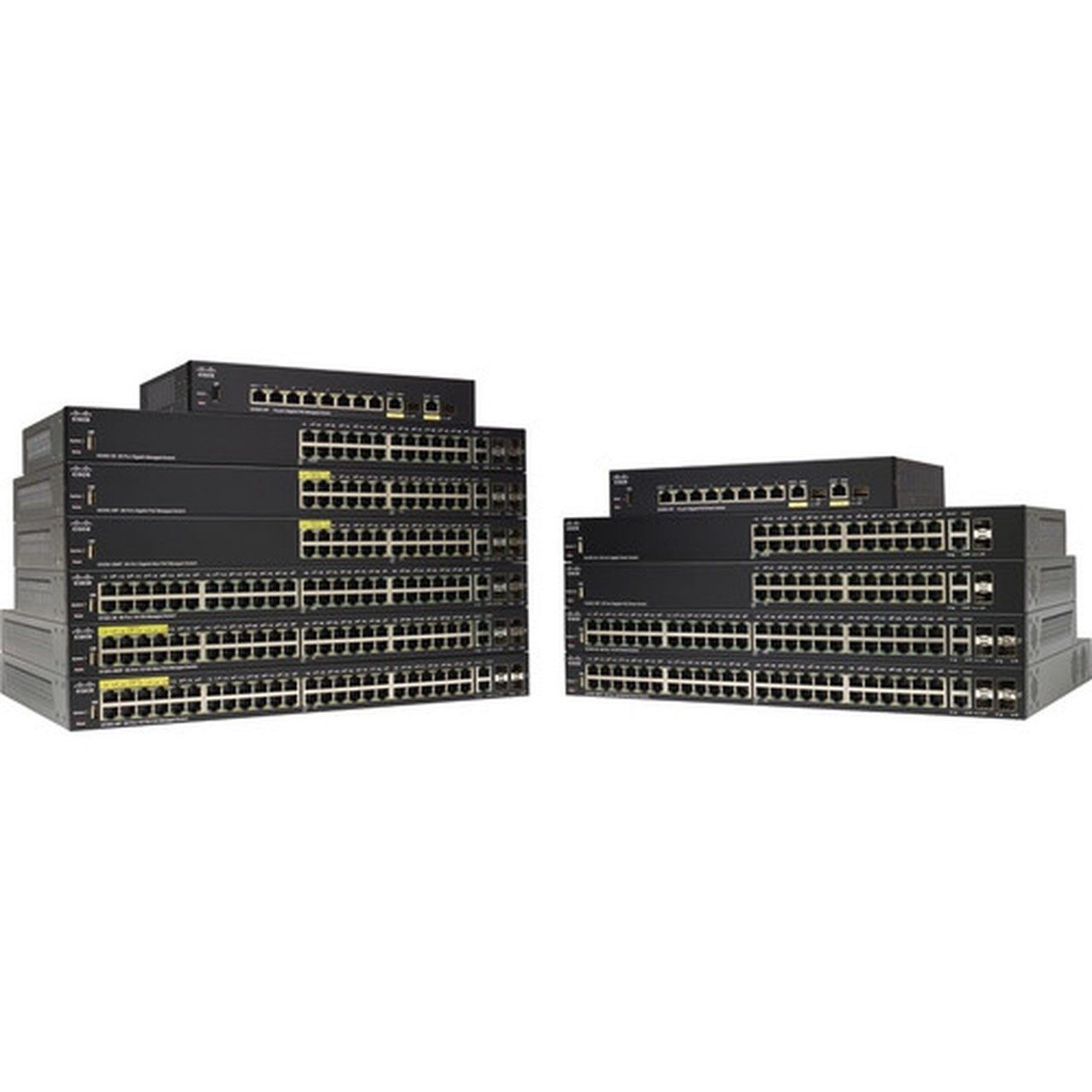 Cisco SG350-28SFP 28-Port Gigabit Managed SFP Switch - Manageable - 3 Layer Supported - Modular - 28 SFP Slots - 3430 W Power - Fiber SG350-28SFP-K9-NA