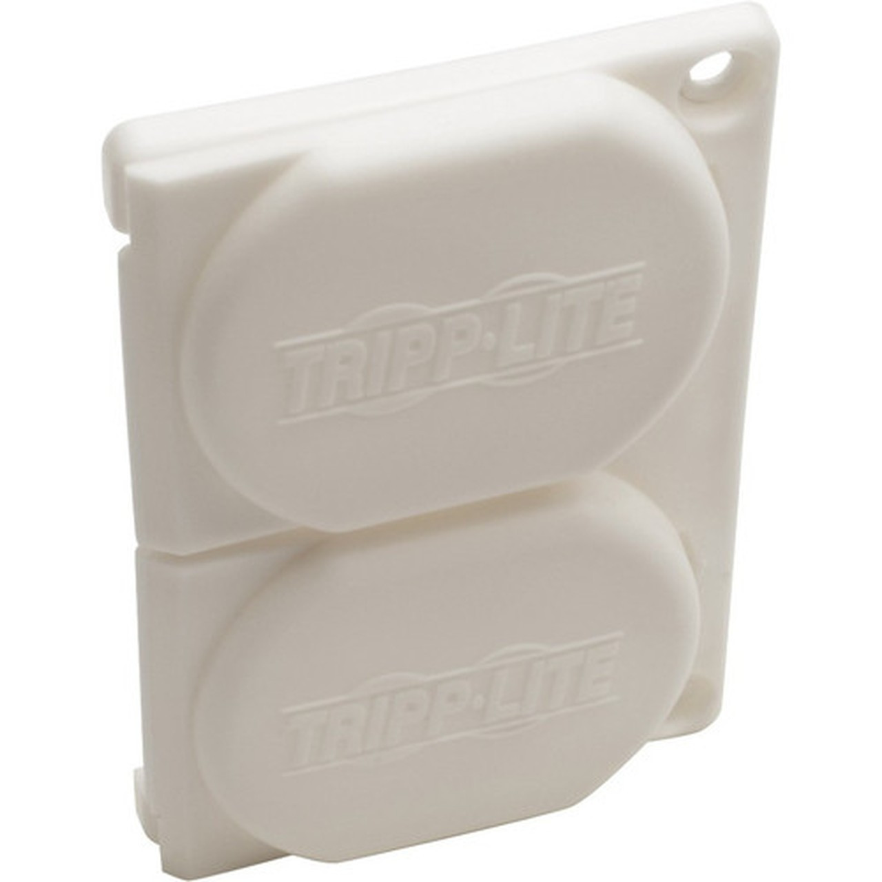 Tripp Lite by Eaton PSHGCOVERKIT Electrical Outlet Cover - Supports Power Strip - Lockable - Plastic - White PSHGCOVERKIT