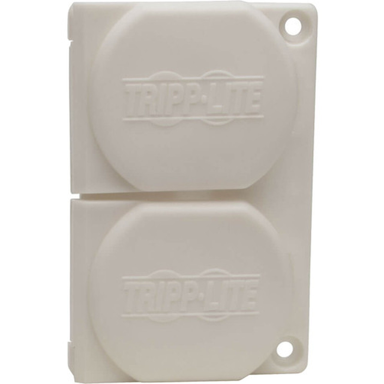 Tripp Lite by Eaton PSHGCOVERKIT Electrical Outlet Cover - Supports Power Strip - Lockable - Plastic - White PSHGCOVERKIT