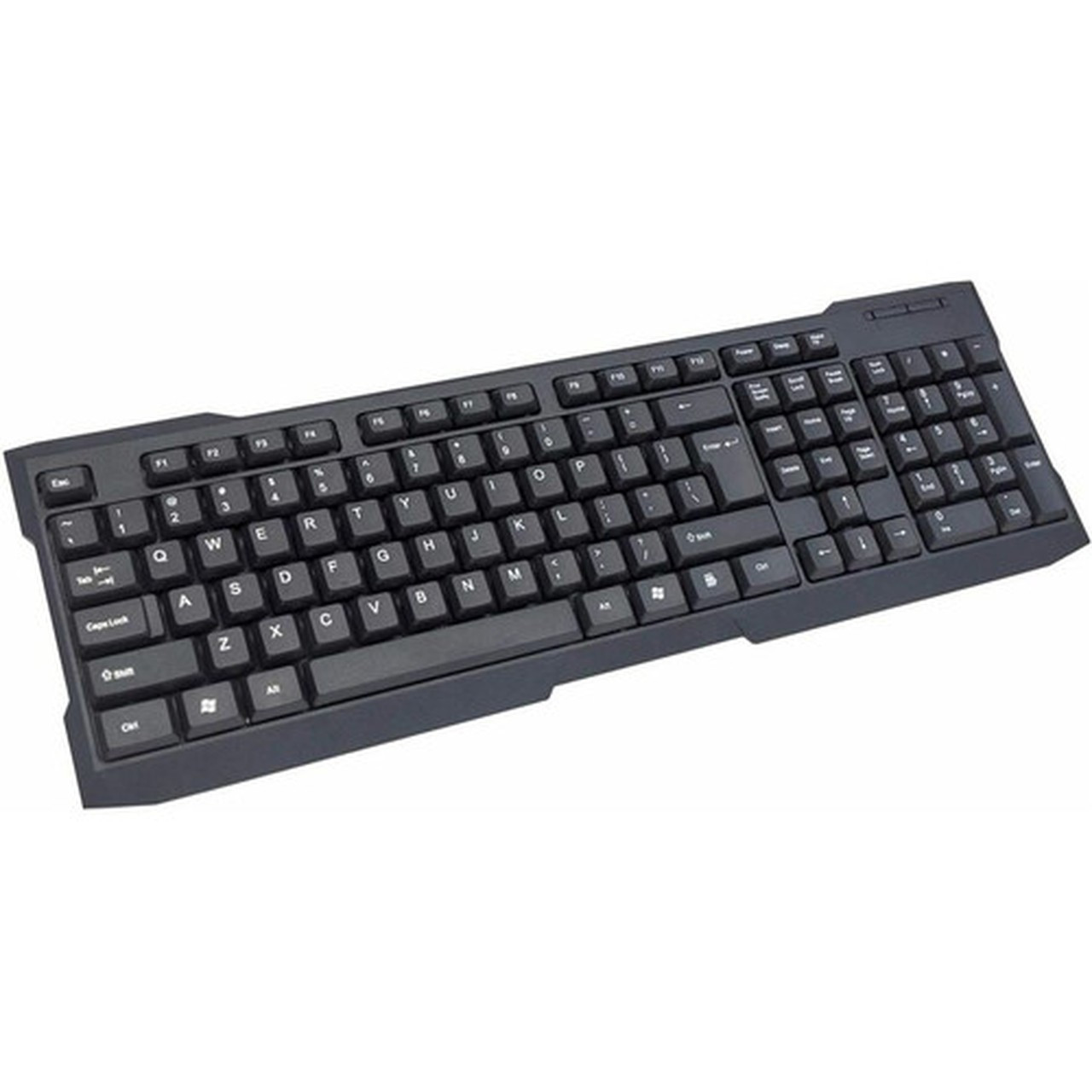 Manhattan Enhanced Keyboard - Cable Connectivity - USB 11 Interface - Windows XP Windows Vista Windows 7 Windows 81 Windows 10 - 175708
