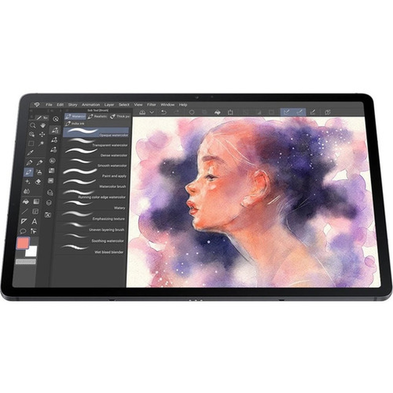 Samsung Galaxy Tab S7 FE SM-T733 Tablet - 124 WQXGA - Qualcomm SM7225 Snapdragon 750G 5G - 4 GB - 64 GB Storage - Android 11 - Black SM-T733NZKAXAR