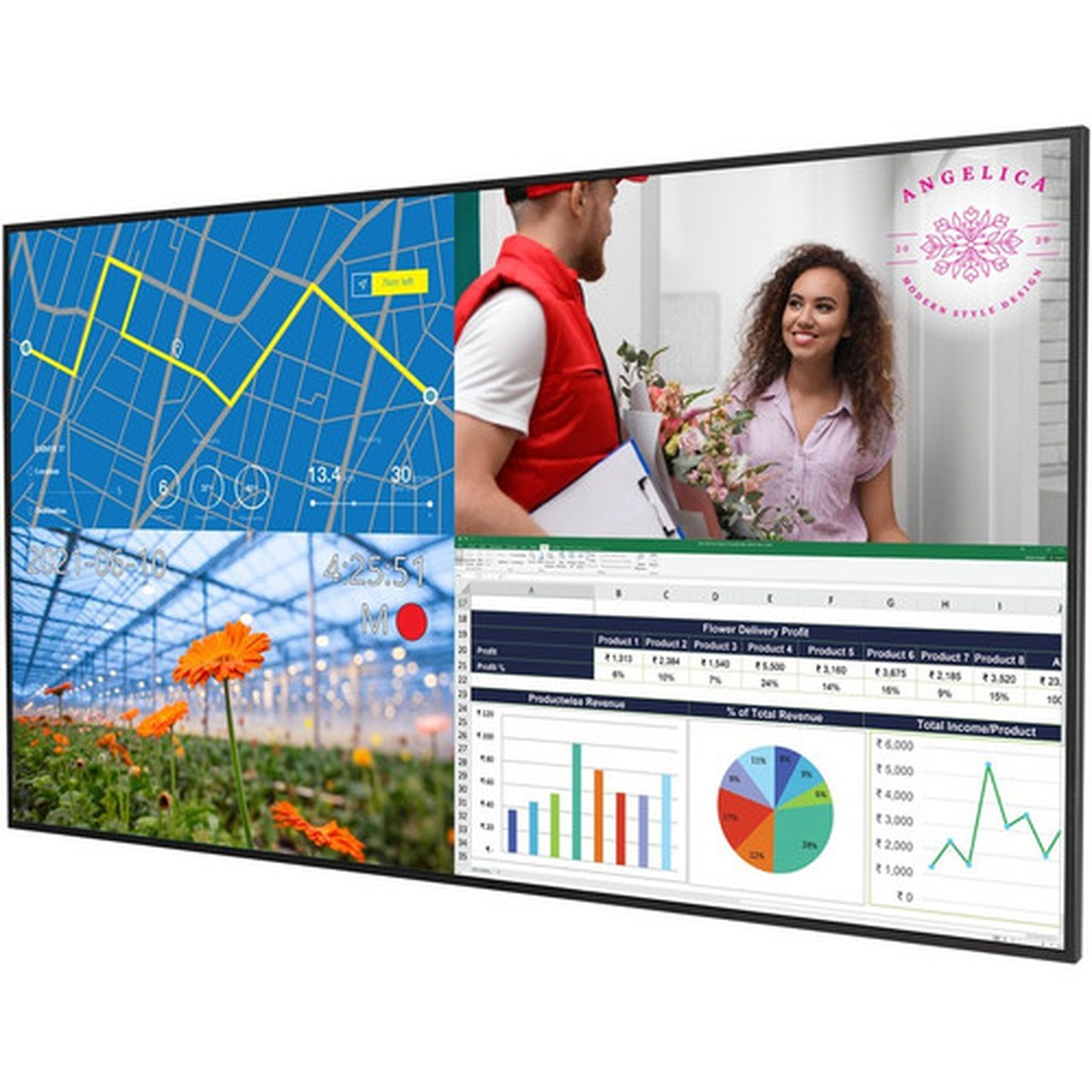 Planar Planar URP55 4K LCD Display - 55 LCD - 3840 x 2160 - Edge LED - 500 cdm178 - HDMI - SerialEthernet - Energy Star - TAA 998-2889-00