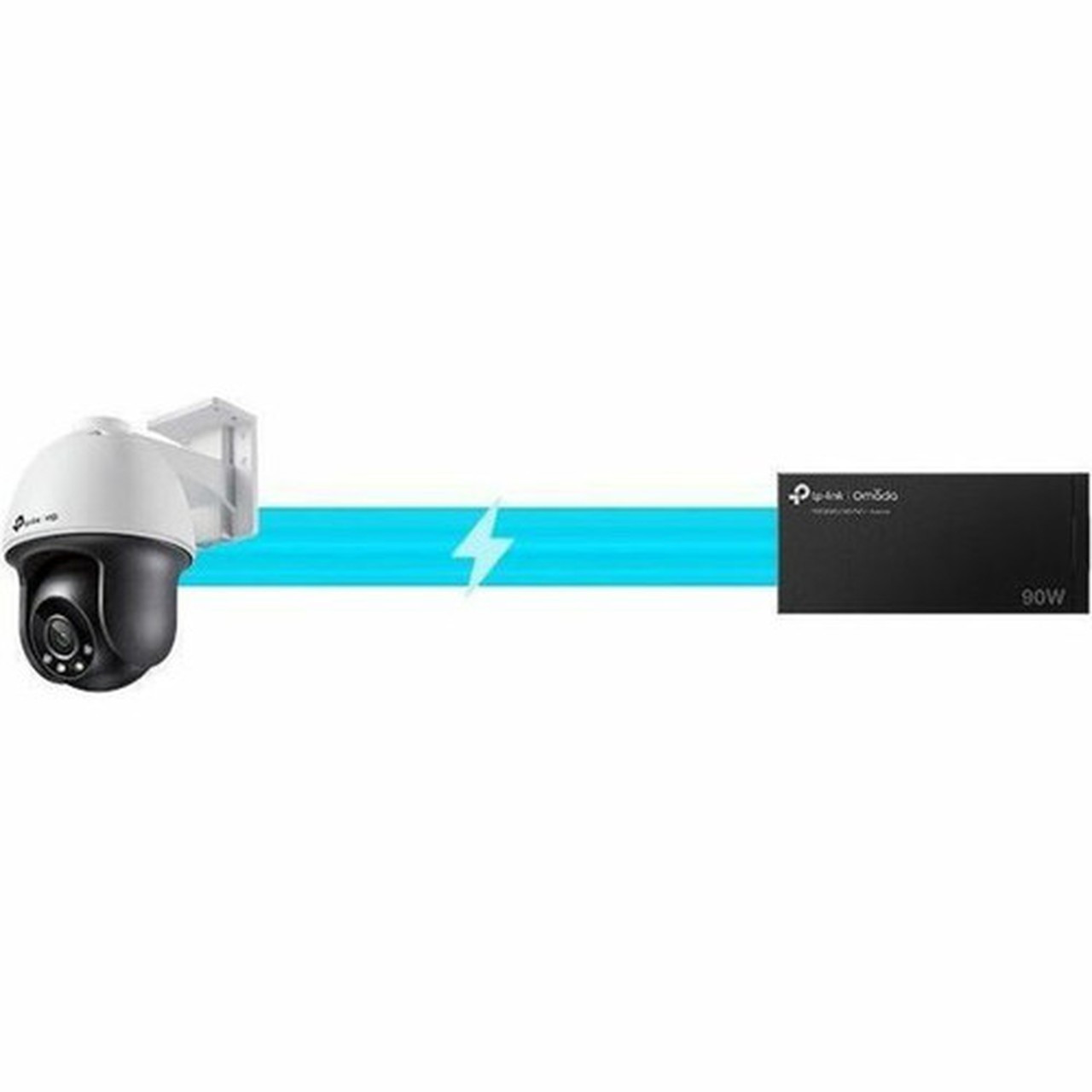 TP-Link Omada PoE Injector - 1 x RJ-45 Input Ports - 1 x RJ-45 Output Ports - 90 W POE380S