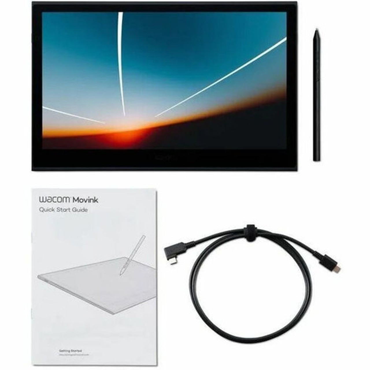 Wacom Movink 13 - Graphics Tablet - 133 OLED - 1160 29464 mm x 650 16510 mm - 5080 lpi - Full HD - Touchscreen - Screen - DTH135K0A