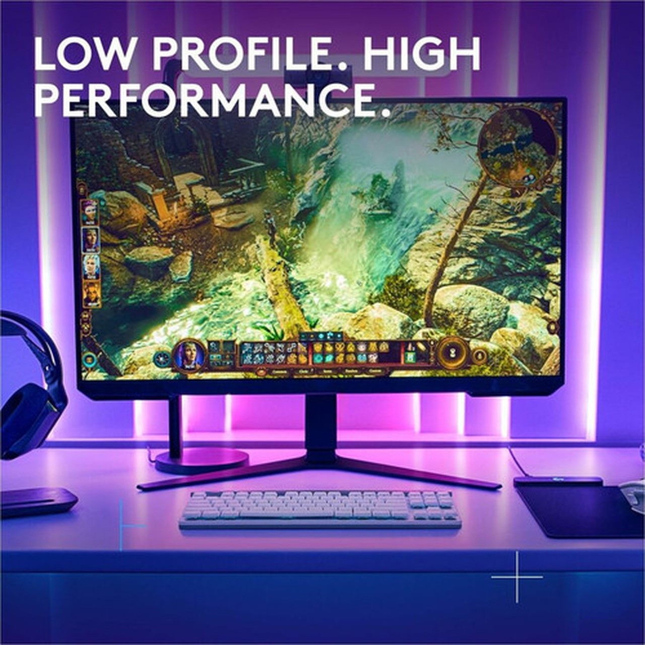 Logitech G515 Lightspeed TKL Gaming Keyboard - WiredWireless Connectivity - Bluetooth - USB Type A Interface - RGB LED - Windows 10 920-012537