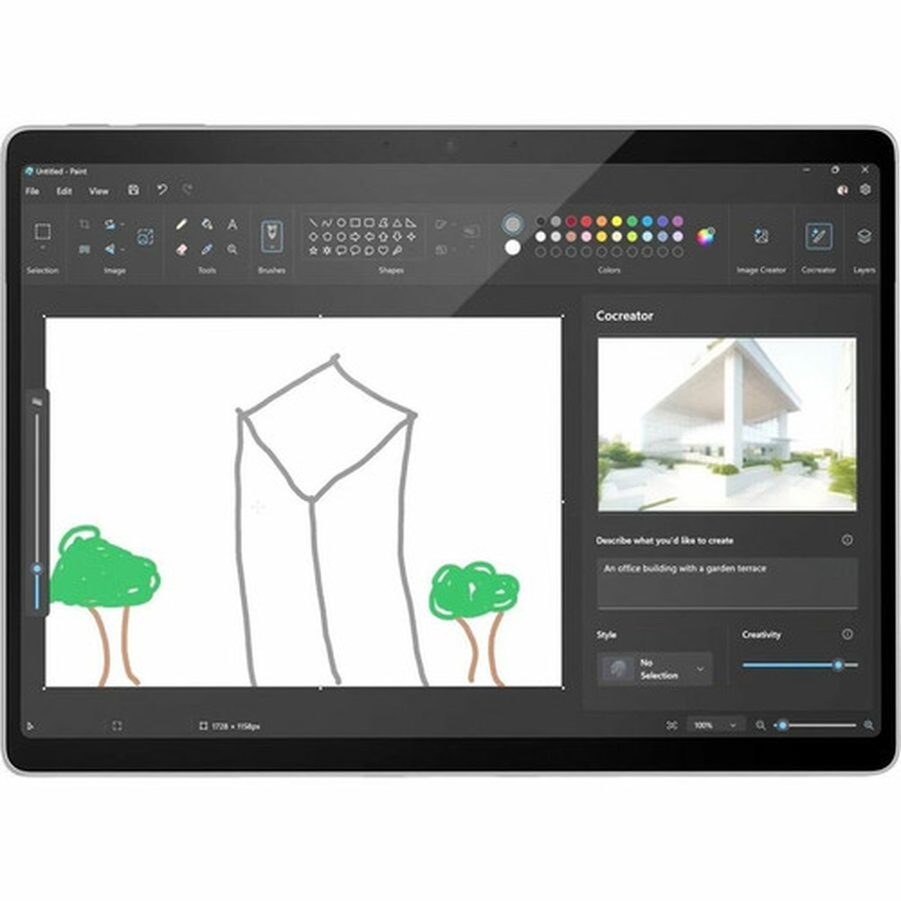 Microsoft Surface Pro 11 Copilot PC Tablet - 13 - Qualcomm Snapdragon X Elite - 32 GB - 1 TB SSD - Windows 11 Pro - Platinum - Oryon ZIR-00001