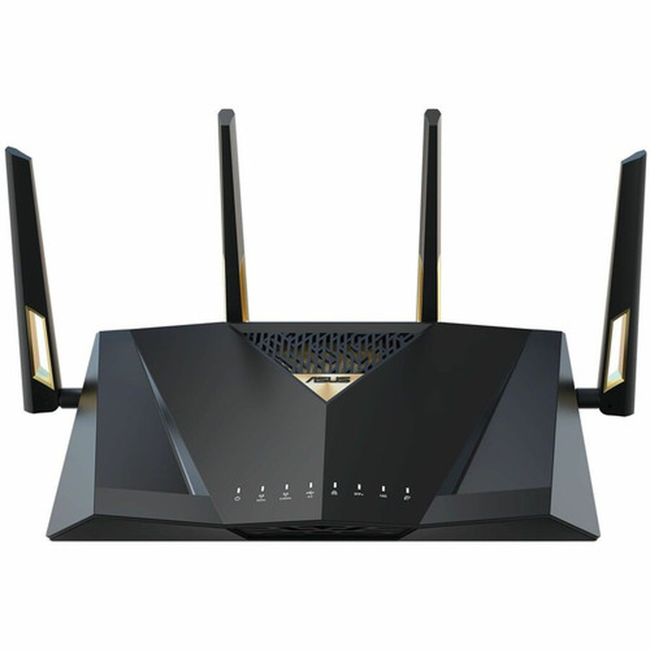 Asus RT-BE88U Wi-Fi 7 IEEE 80211 abgnacaxbe Ethernet Wireless Router - Dual Band - 240 GHz ISM Band - 5 GHz UNII Band - 4 x x RT-BE88U