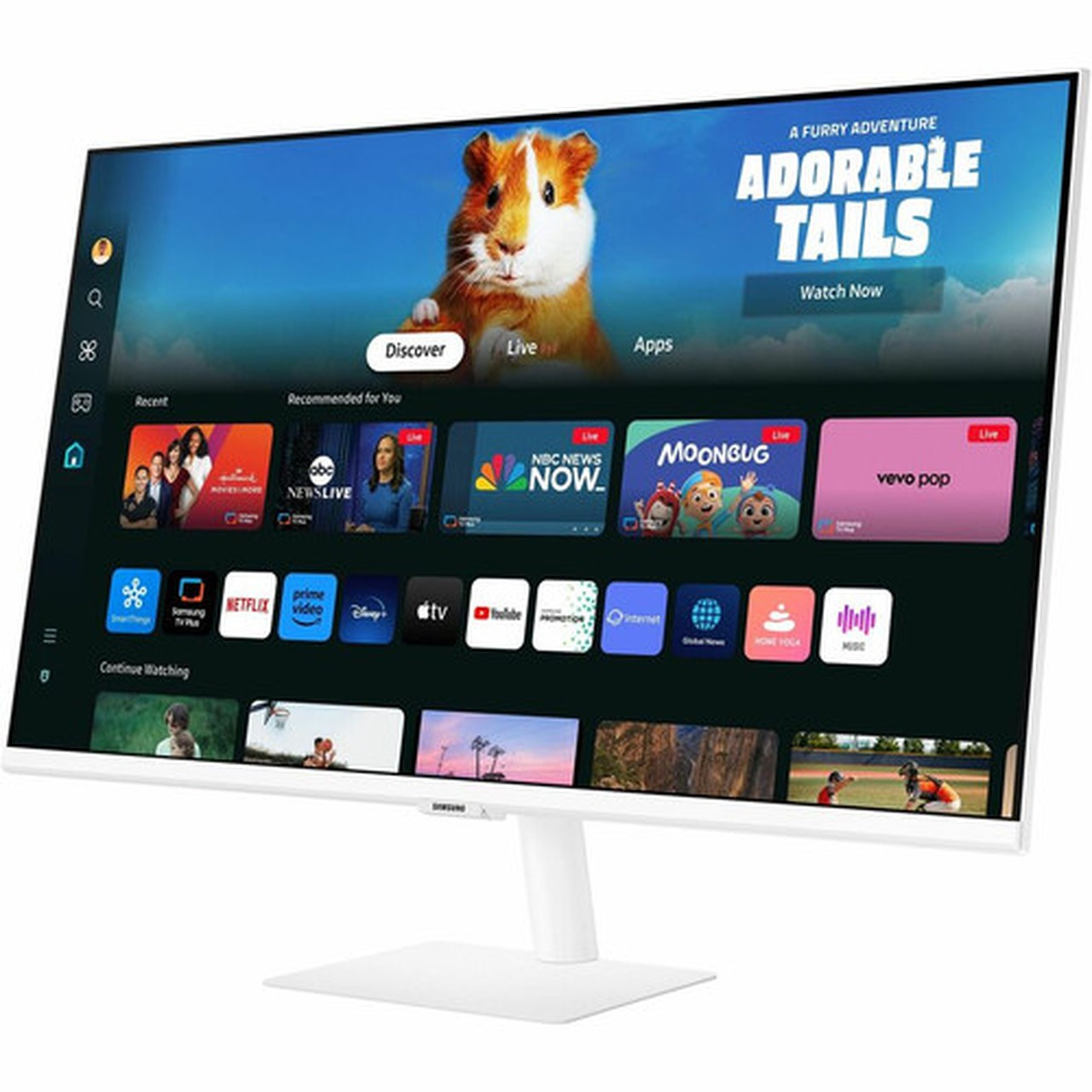 Samsung S32DM501EN 32 Class Full HD Smart LCD Monitor - 169 - White - 32 Viewable - 1920 x 1080 - 1 Billion Colors - 250 cdm178 LS32DM501ENXZA