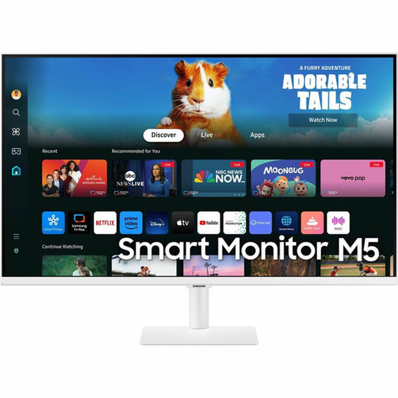Samsung S32DM501EN 32 Class Full HD Smart LCD Monitor - 169 - White - 32 Viewable - 1920 x 1080 - 1 Billion Colors - 250 cdm178 LS32DM501ENXZA