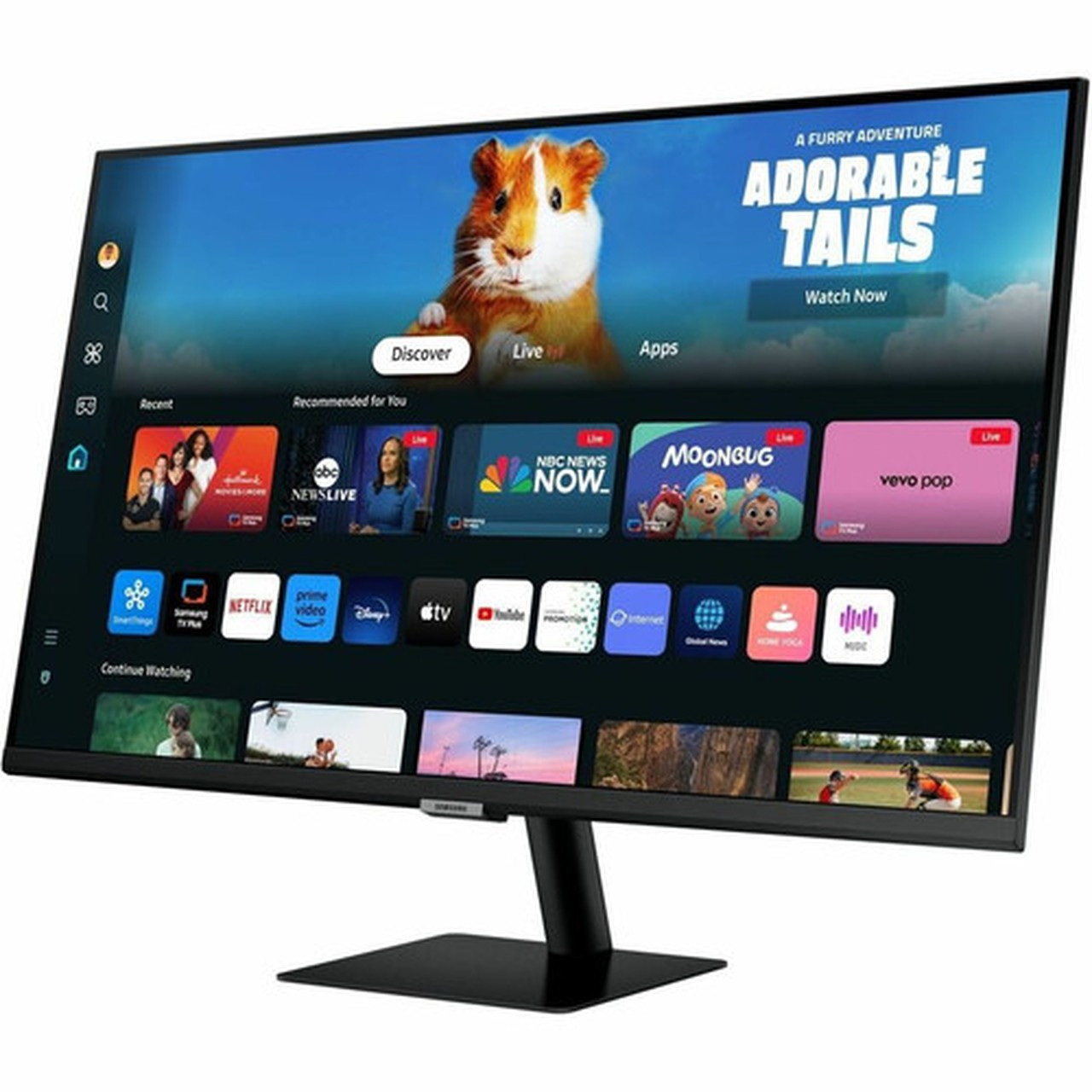 Samsung S32DM500EN 32 Class Full HD Smart LCD Monitor - 169 - Black - 32 Viewable - Vertical Alignment VA - 1920 x 1080 - 1 - 250 LS32DM500ENXGO