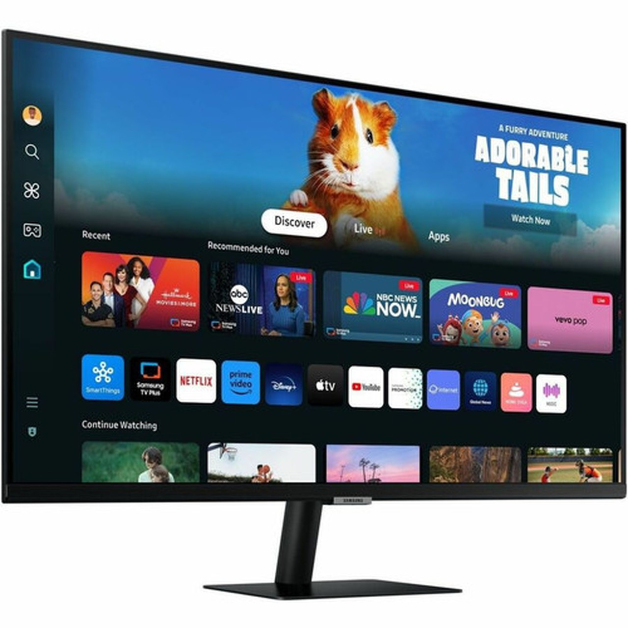 Samsung S32DM500EN 32 Class Full HD Smart LCD Monitor - 169 - Black - 32 Viewable - Vertical Alignment VA - 1920 x 1080 - 1 - 250 LS32DM500ENXGO