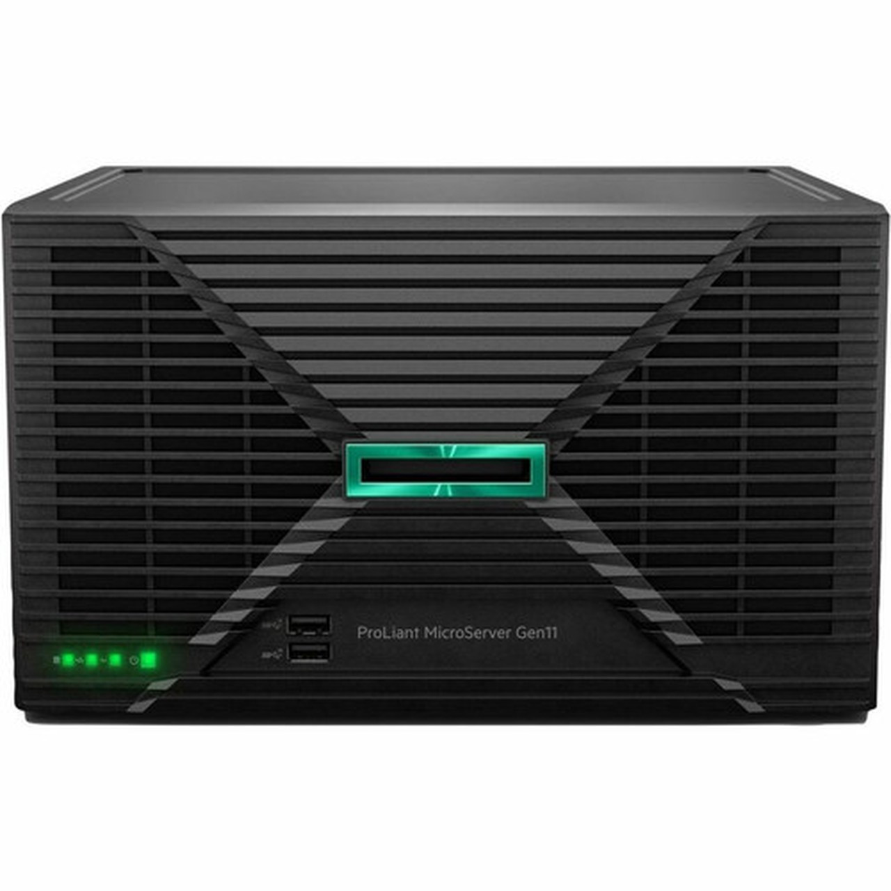 HPE ProLiant MicroServer Gen11 Ultra Micro Tower Server - 1 x Intel Pentium Gold G7400 370 GHz - 16 GB RAM - 1 TB HDD - Serial - C262 P74439-005