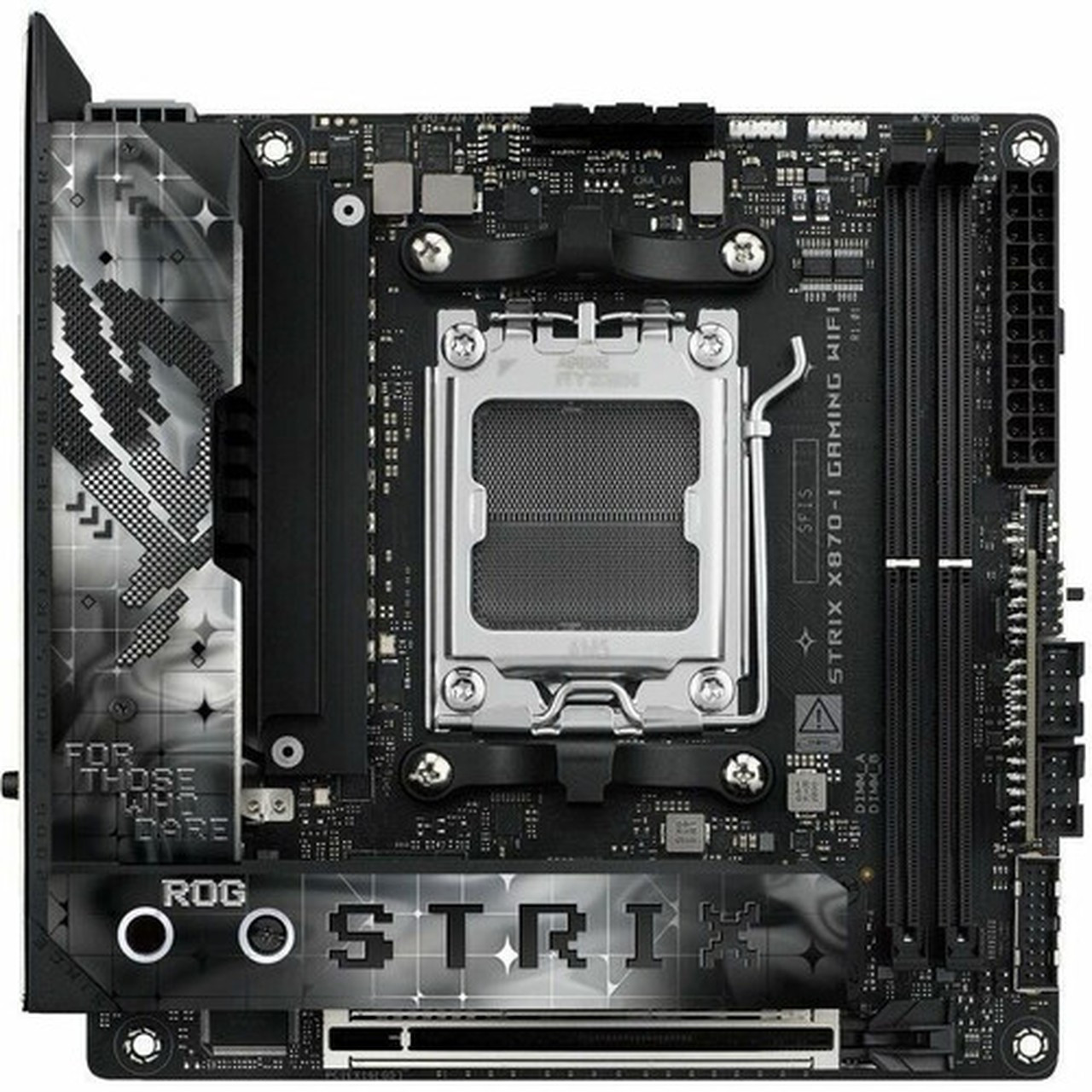 Asus ROG Strix X870-I GAMING WIFI Gaming Desktop Motherboard - AMD X870 Chipset - Socket AM5 - Mini ITX - Ryzen 7 Ryzen 8 Ryzen 9 - ROG STRIX X870-I GAMING WIFI