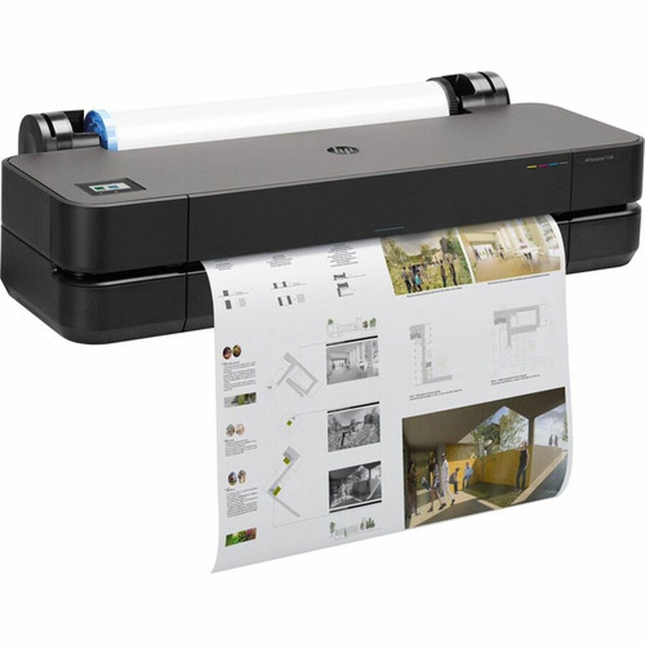 HP Designjet T230 A1 Inkjet Large Format Printer - Includes Printer - 24 Print Width - Color - 35 Second Color Speed - 2400 x 2400 - 5HB07TB1K