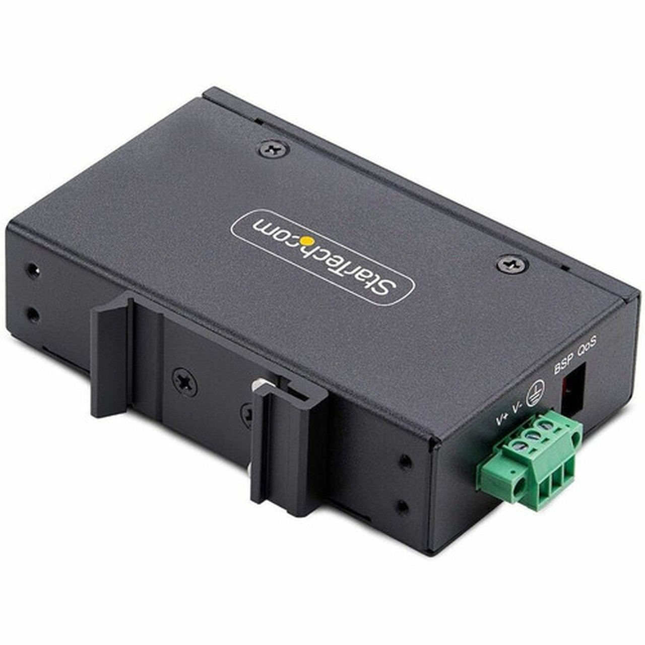 StarTechcom 5-Port Unmanaged Industrial Network Switch 101001000 Ethernet DIN RailWall-Mount IP30 Rated -40F-167F 960V DC - I51G-ETHERNET-SWITCH