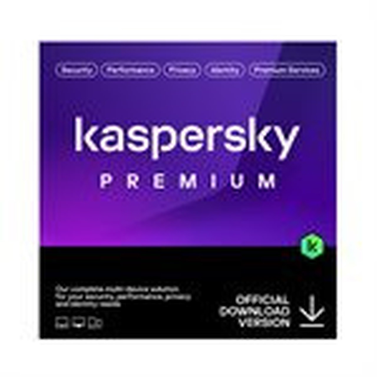 Kaspersky Prem 1-User 1-Year with Unlimited VPN - Identity Prot - Safe Kids CODE PCMacAndroidiOS