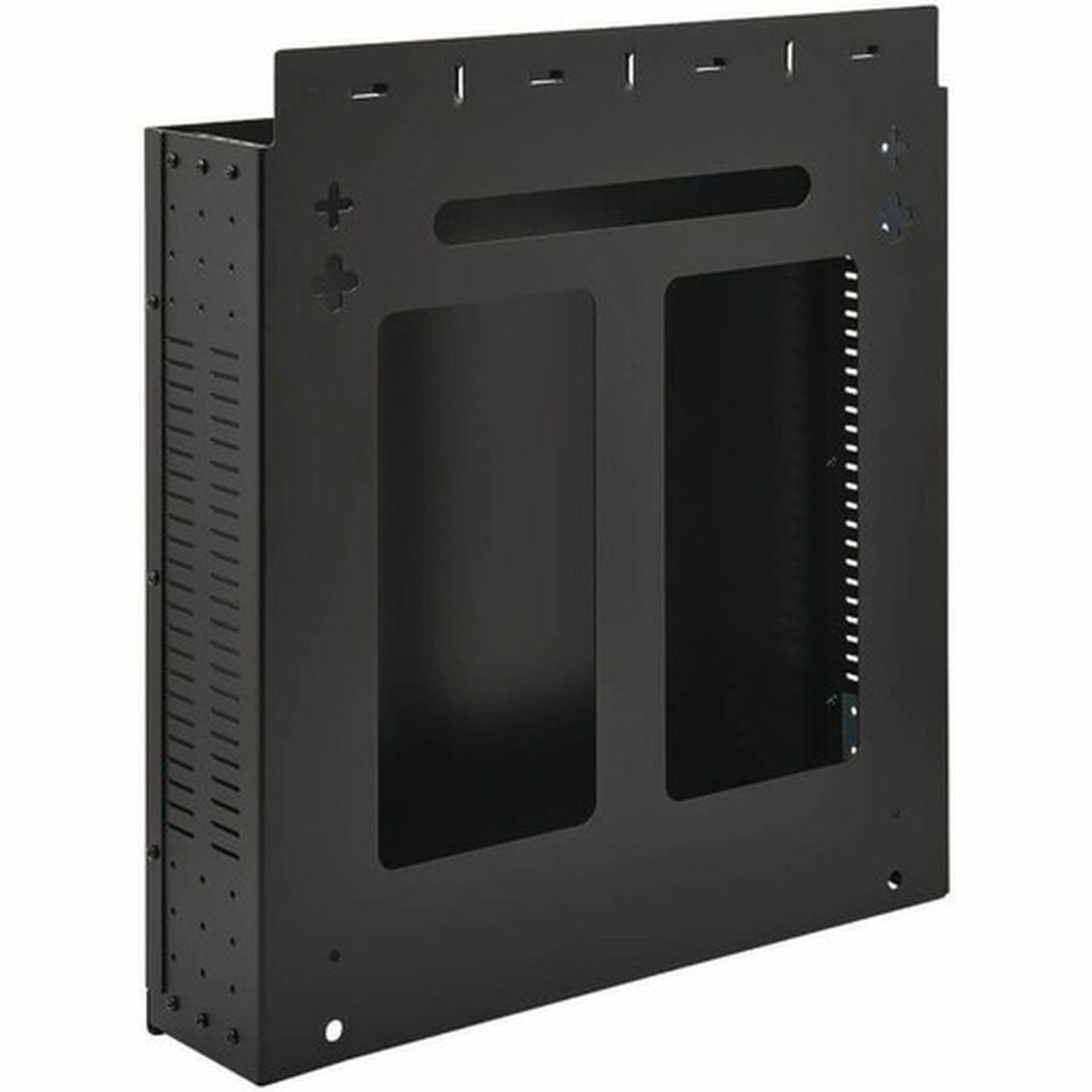 Tripp Lite by Eaton SRWO2UBRKT 2U Low-Profile Vertical-Mount Vented Wall- Mount Mini Rack Enclosure - For LAN Switch Patch Panel - - SRWO2UBRKT