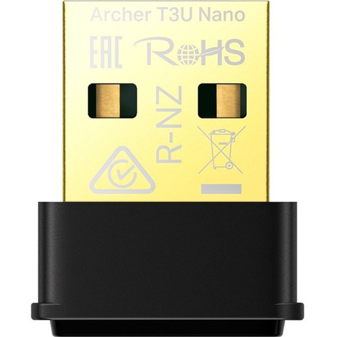 TP-Link Archer T3U Nano - AC1300 24G5G Dual Band Nano USB WiFi Adapter for PC - USB 20 Type A - 127 Gbits - 240 GHz ISM - 5 GHz ARCHER T3U NANO