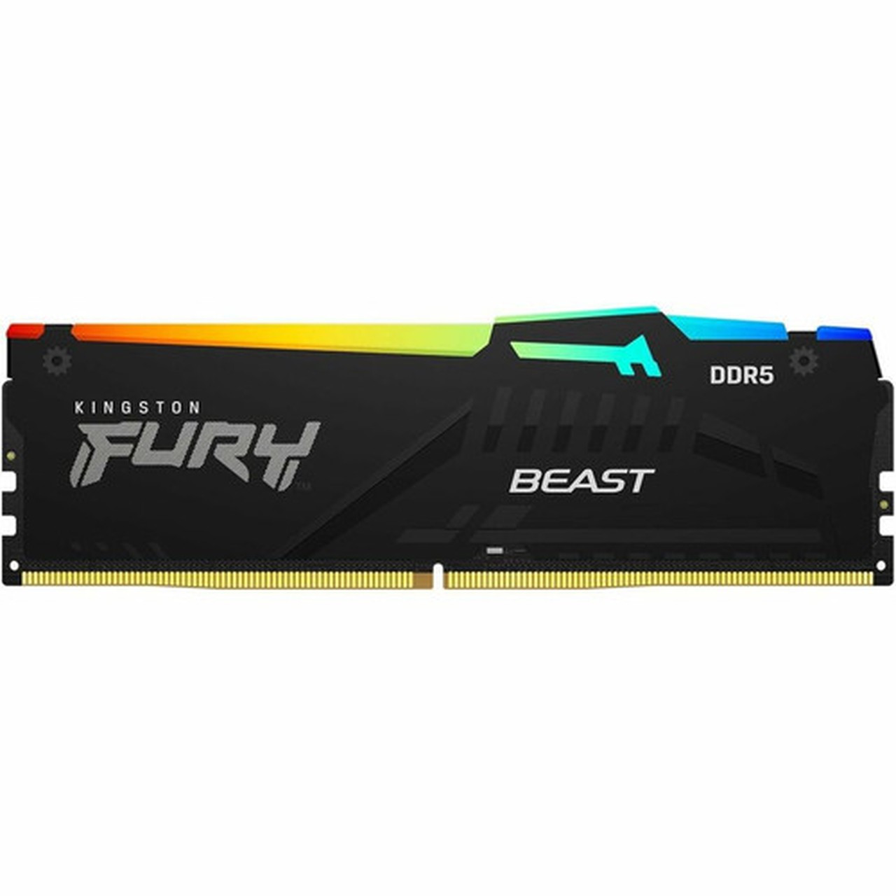 Kingston 64GB 2x32GB DDR5 6400MTs CL32 FURY Beast Black RGB EXPO - 64 GB 2 x 32GB - RGB - DDR5-6400PC5-51200 DDR5 SDRAM - 6400 - KF564C32BBEAK2-64