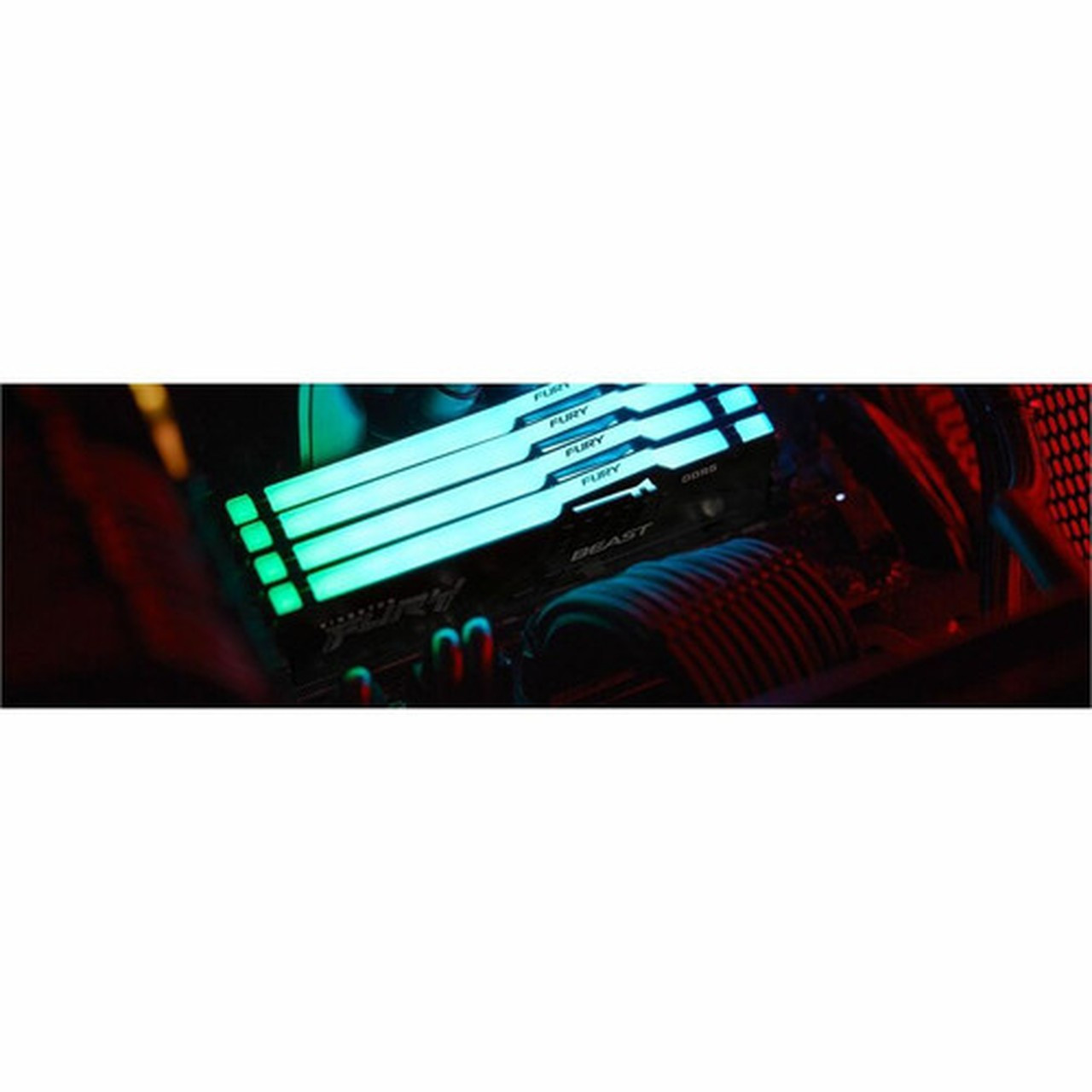 Kingston 64GB 2x32GB DDR5 6400MTs CL32 FURY Beast Black RGB EXPO - 64 GB 2 x 32GB - RGB - DDR5-6400PC5-51200 DDR5 SDRAM - 6400 - KF564C32BBEAK2-64