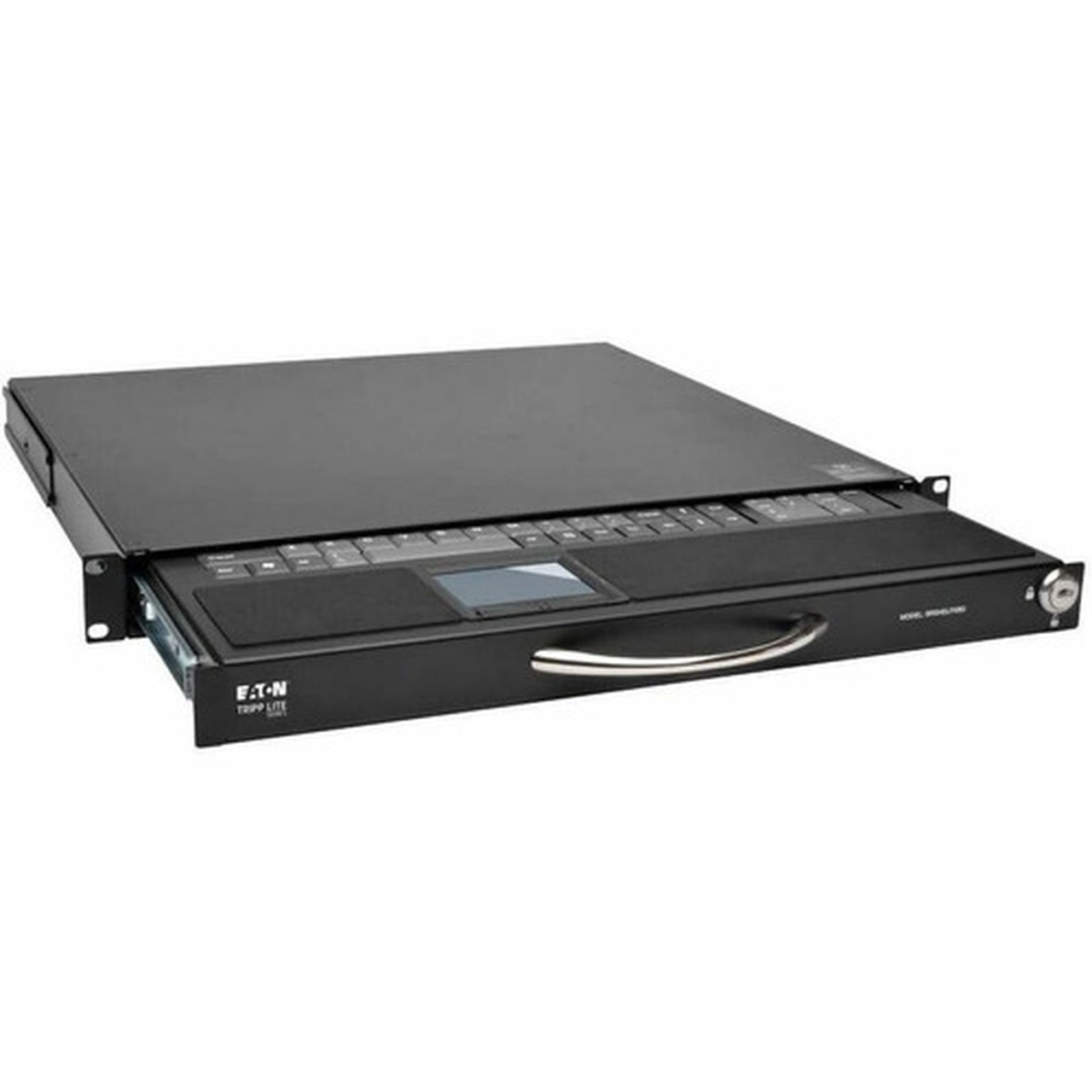 Tripp Lite by Eaton SmartRack 1U Rack-Mount Keyboard with KVM Cable Kit - Cable Connectivity - USB Interface - 104 Keys - Server - - SRSHELFKBD