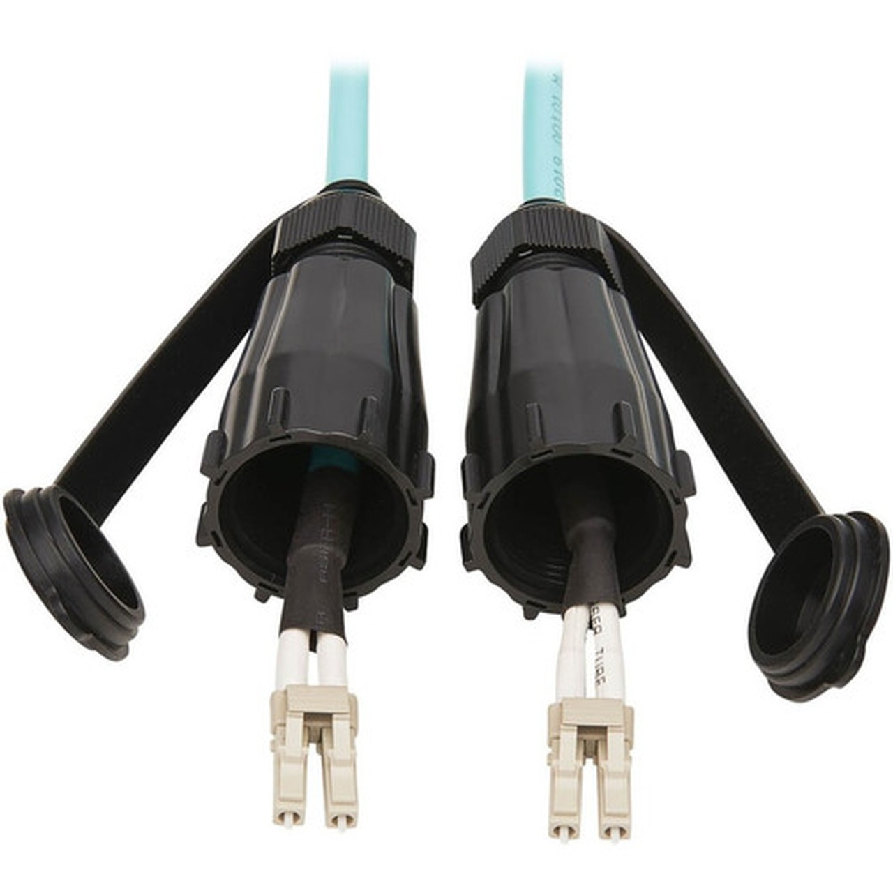 Tripp Lite by Eaton N820-02M-IND 10Gb Duplex Multimode 50125 OM3 Fiber Patch Cable Aqua 2 m - 66 ft 2 m Fiber Optic Network for N820-02M-IND