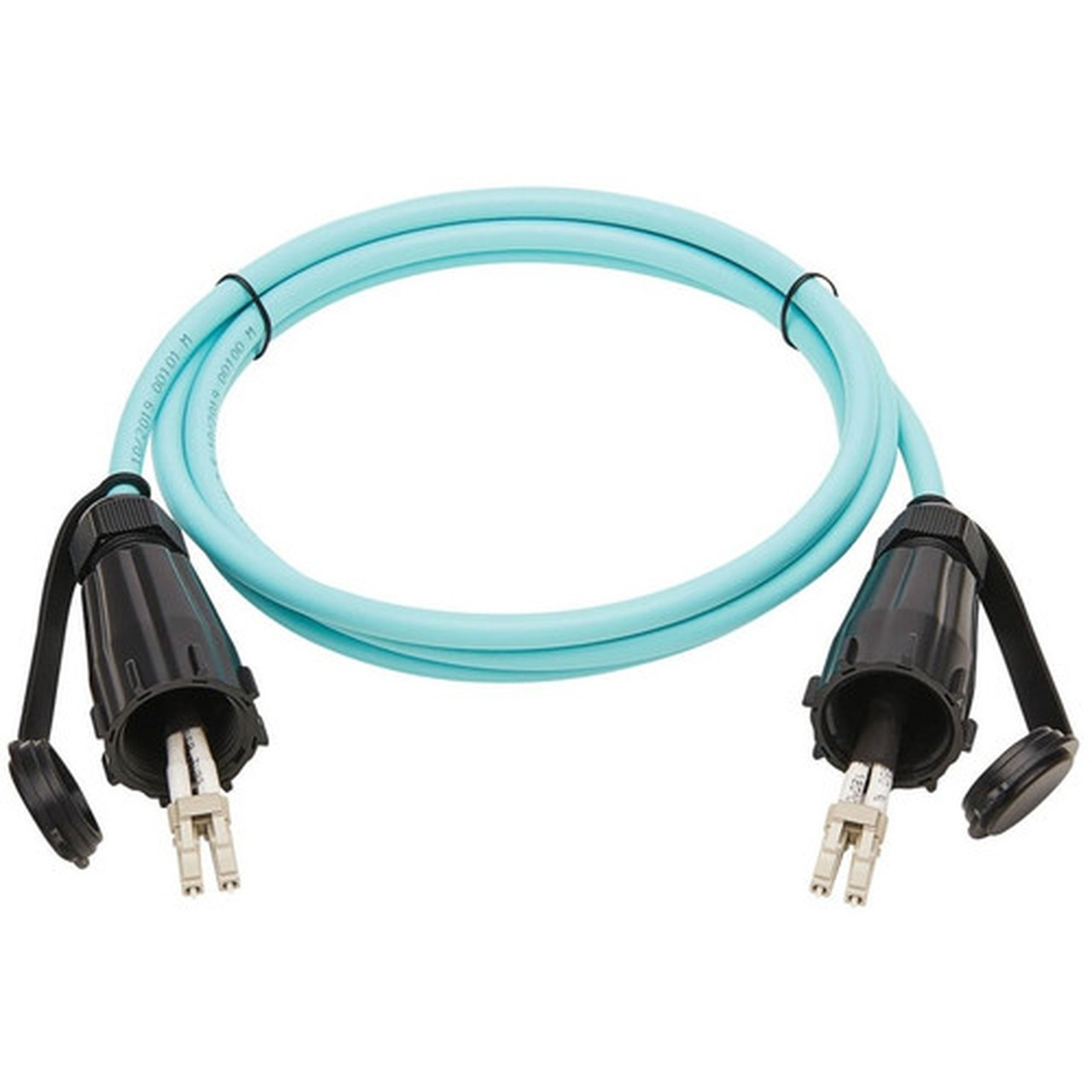 Tripp Lite by Eaton N820-02M-IND 10Gb Duplex Multimode 50125 OM3 Fiber Patch Cable Aqua 2 m - 66 ft 2 m Fiber Optic Network for N820-02M-IND