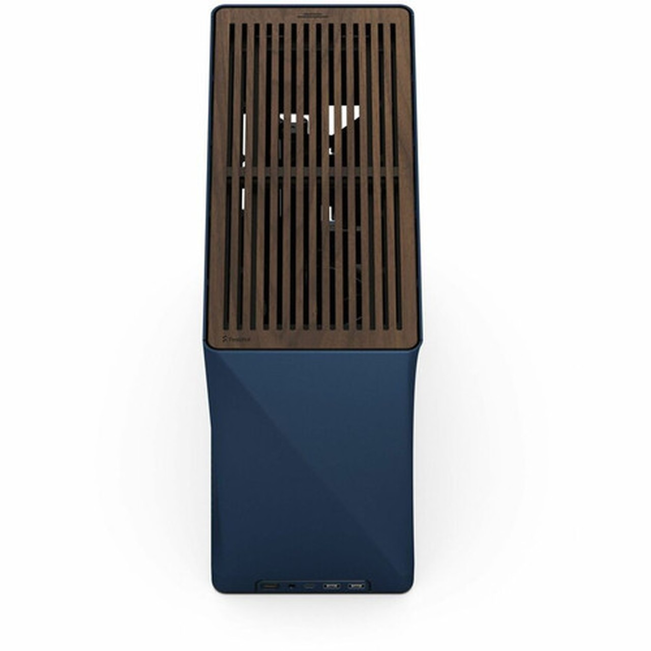 Fractal Design Era 2 Gaming Computer Case - Midnight Blue - Aluminium Anodized Aluminum - 2 x 120mm Fans Installed - ITX Supported FD-C-ERA2N-03